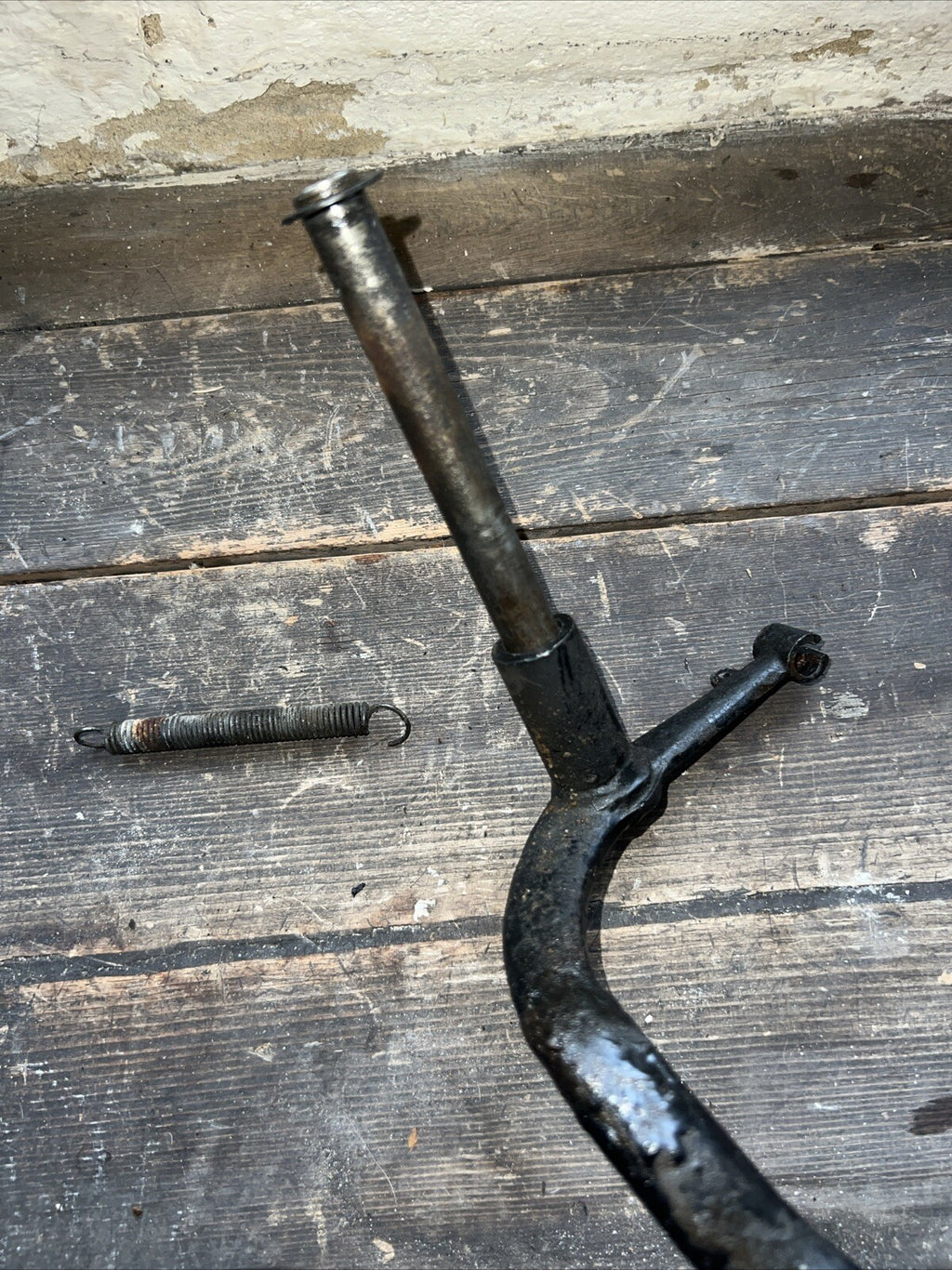 Ducati Narrowcase 250 Disc Rear Brake Pedal And Shaft With Spring