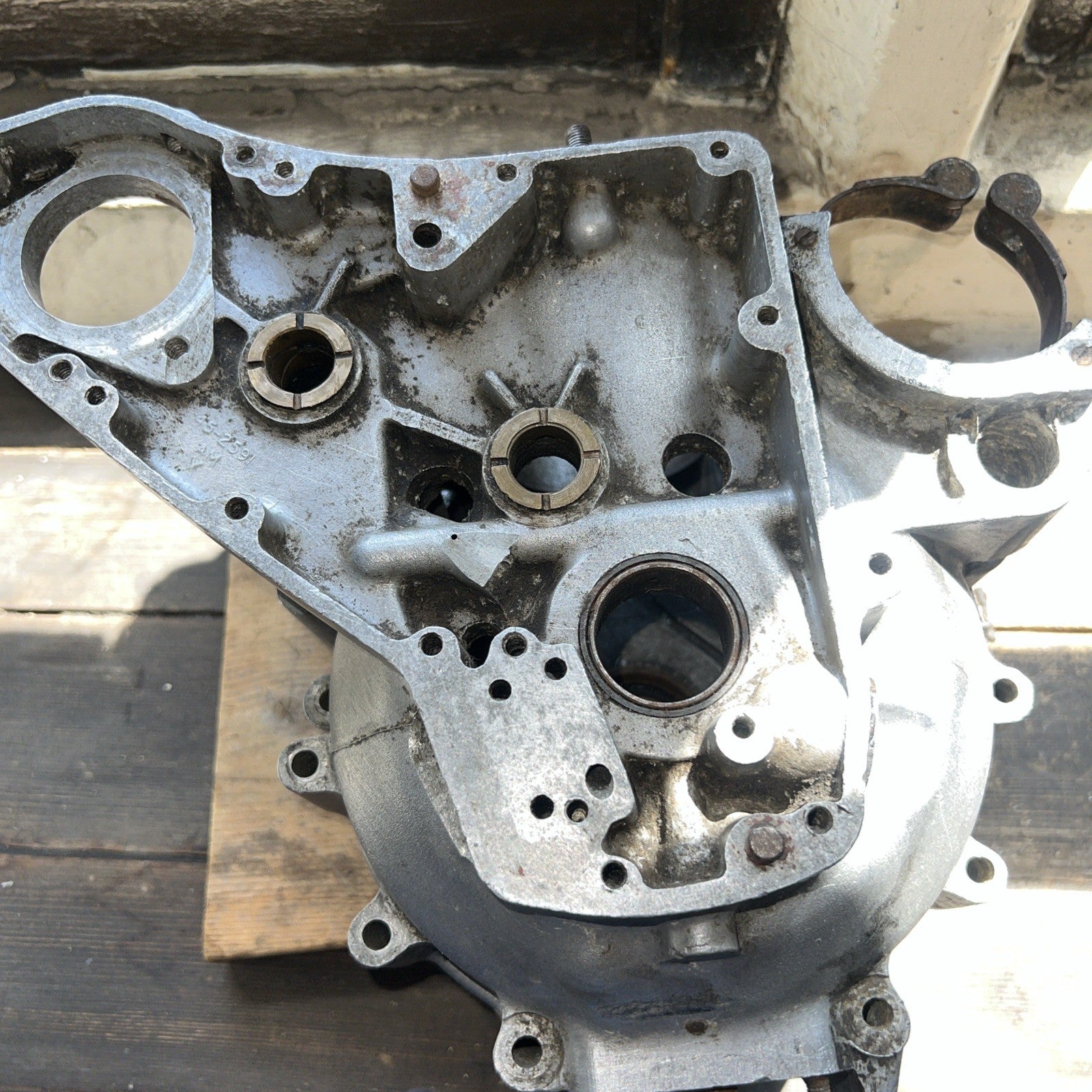 Ariel 650 Huntmaster Crankcases Marked LF731