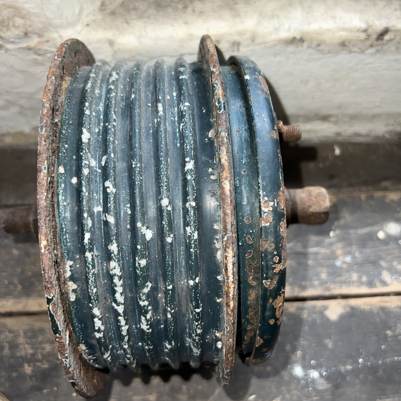 Villiers AMC 250 Front Hub 6” Brake Complete Full Width