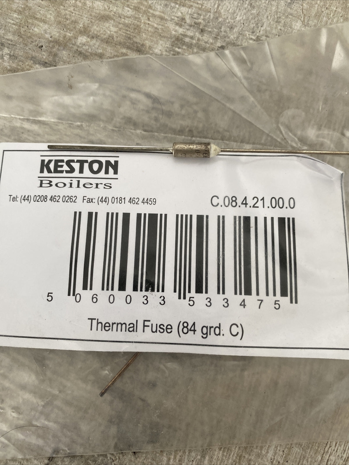 keston Thermal fuse (84 grd. C)  C.08.4.21.00.0