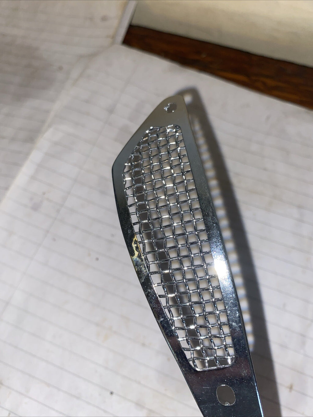 Triumph/BSA 7” Intake Gauze Twin Leading Shoe Intake Gauze Air Scoop