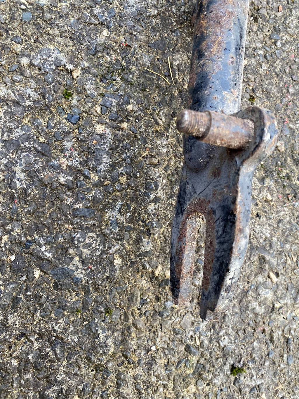 Motorcycle BSA C15 swinging arm with bushes