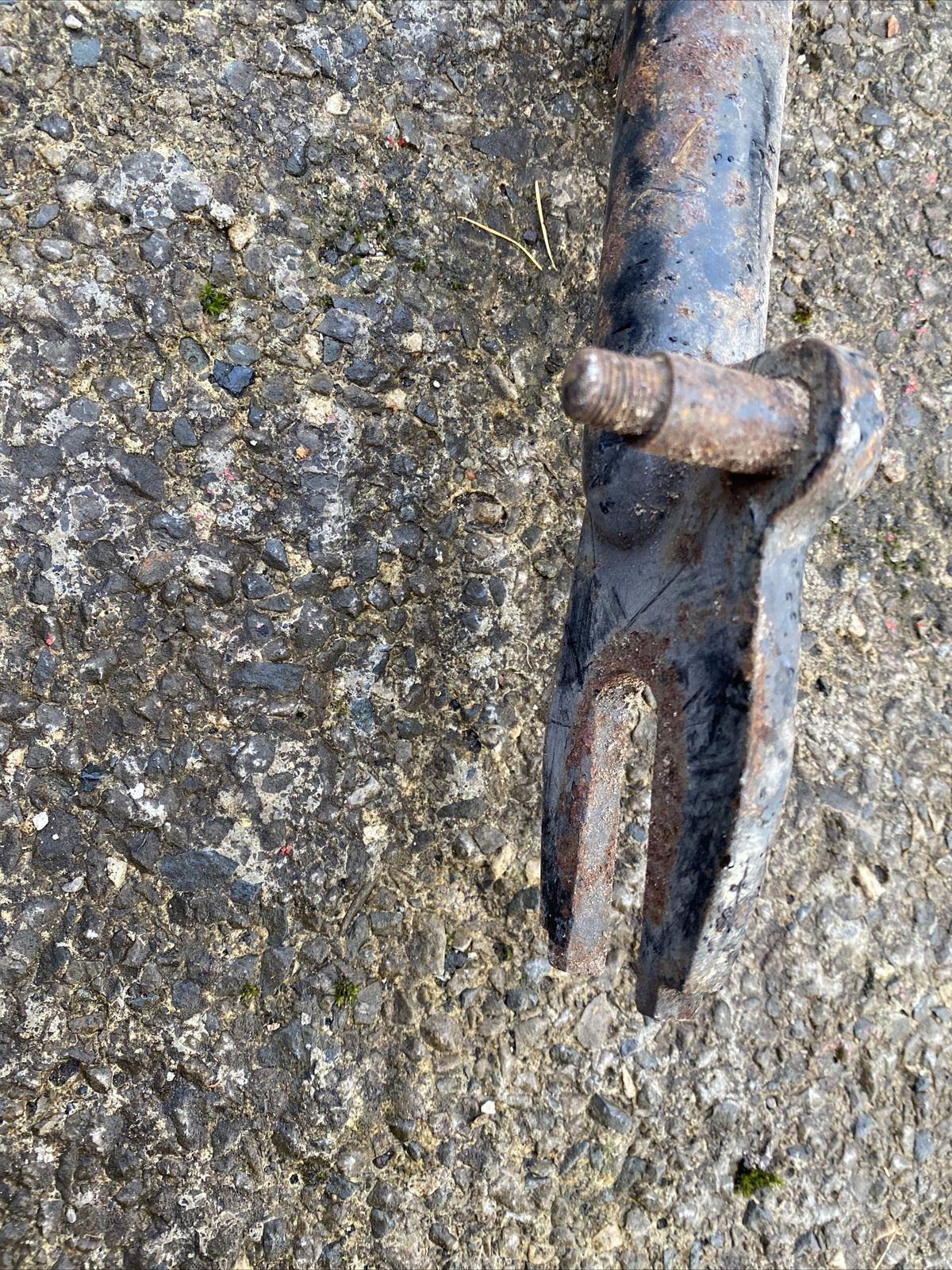 Motorcycle BSA C15 swinging arm with bushes
