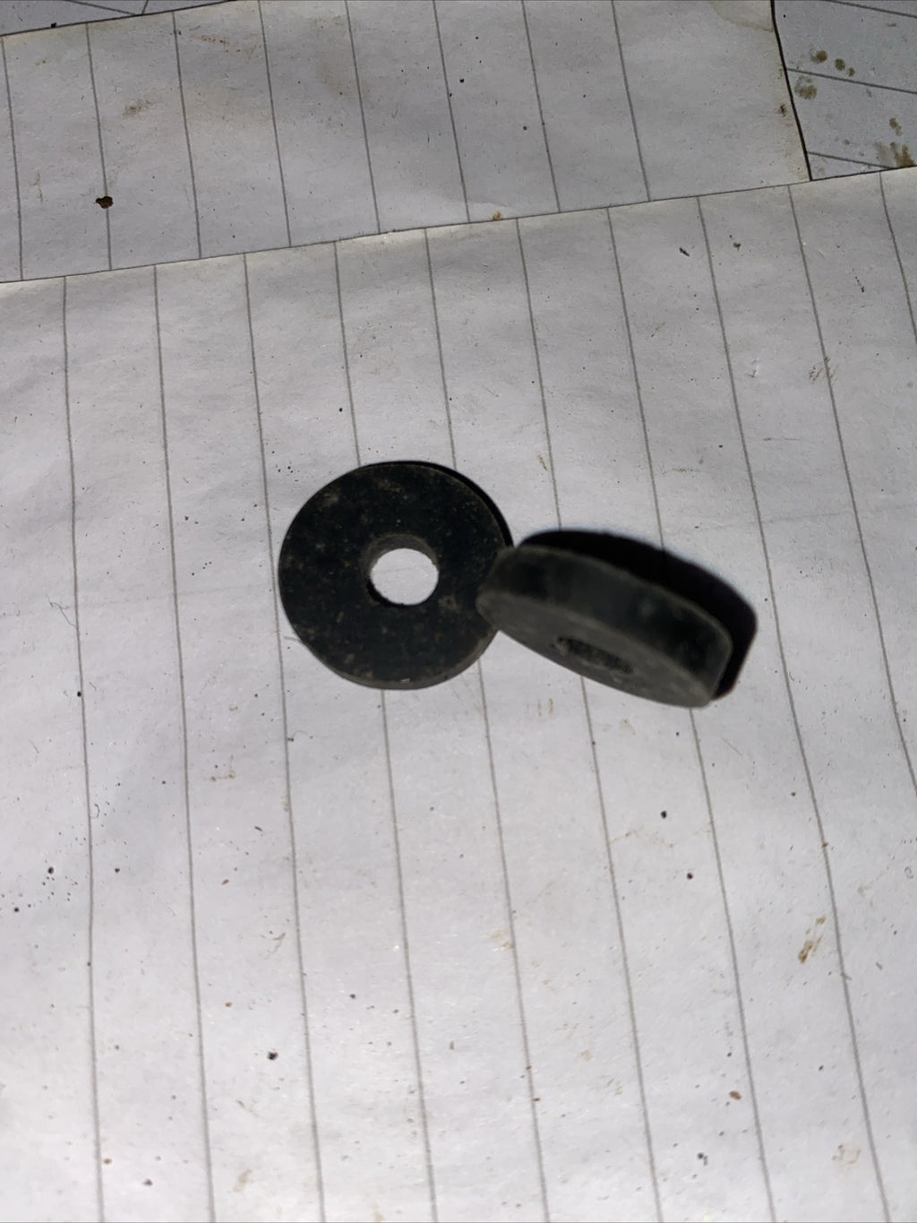 Triumph F6968 650 pre Oil Unit Battery Carrier  Strap Rubbers