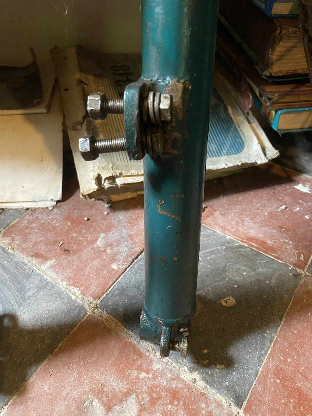 motorcycle Goldstar forks and yokes