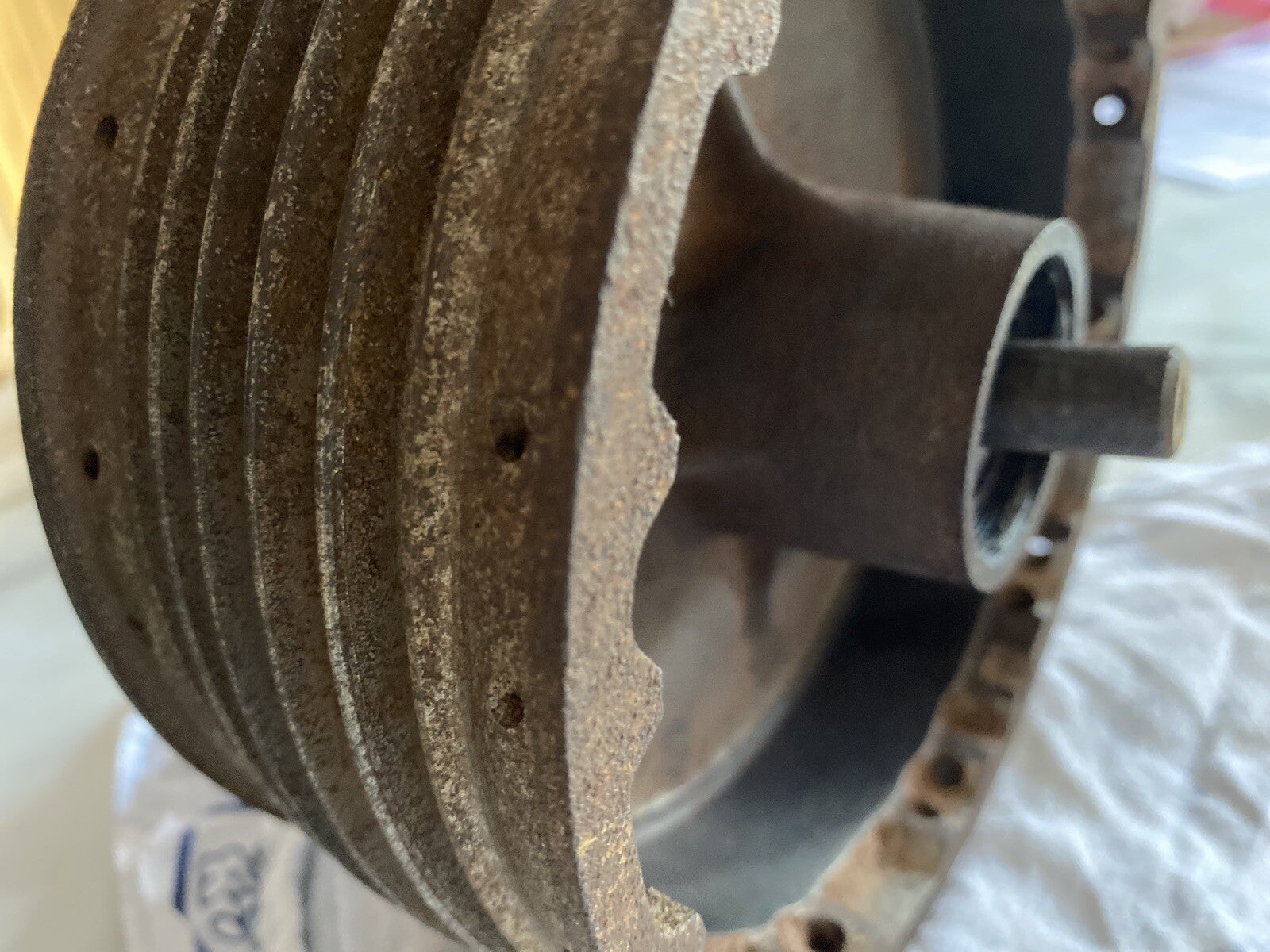 BSA C15 Front Hub With Spindle Classic Bike Motorbike Part