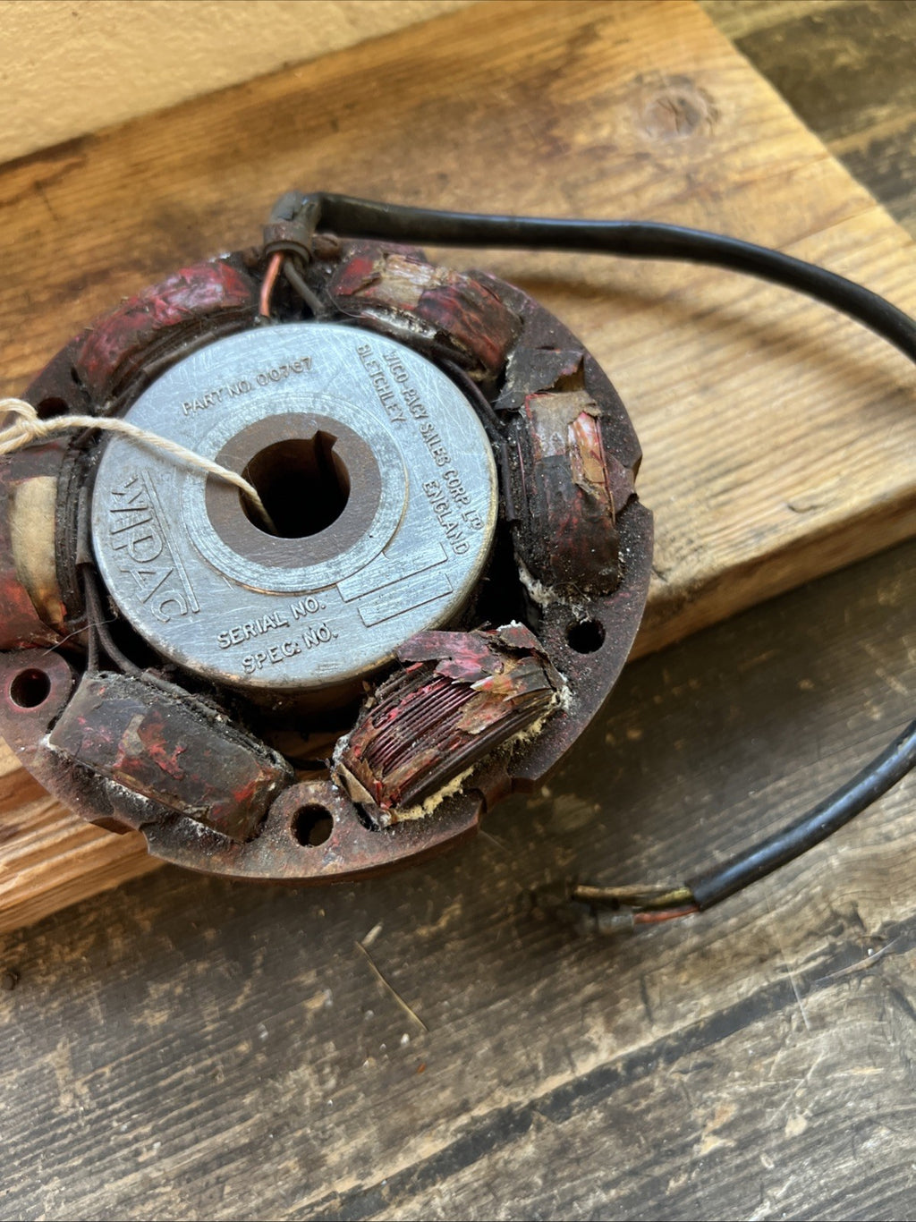 WIPAC Generator Stator & Rotor, Number 00767