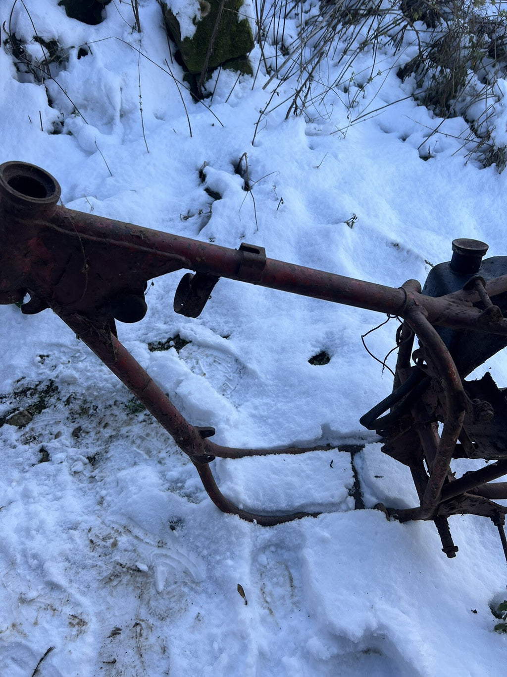 BSA Starfire Frame With Oil Tank