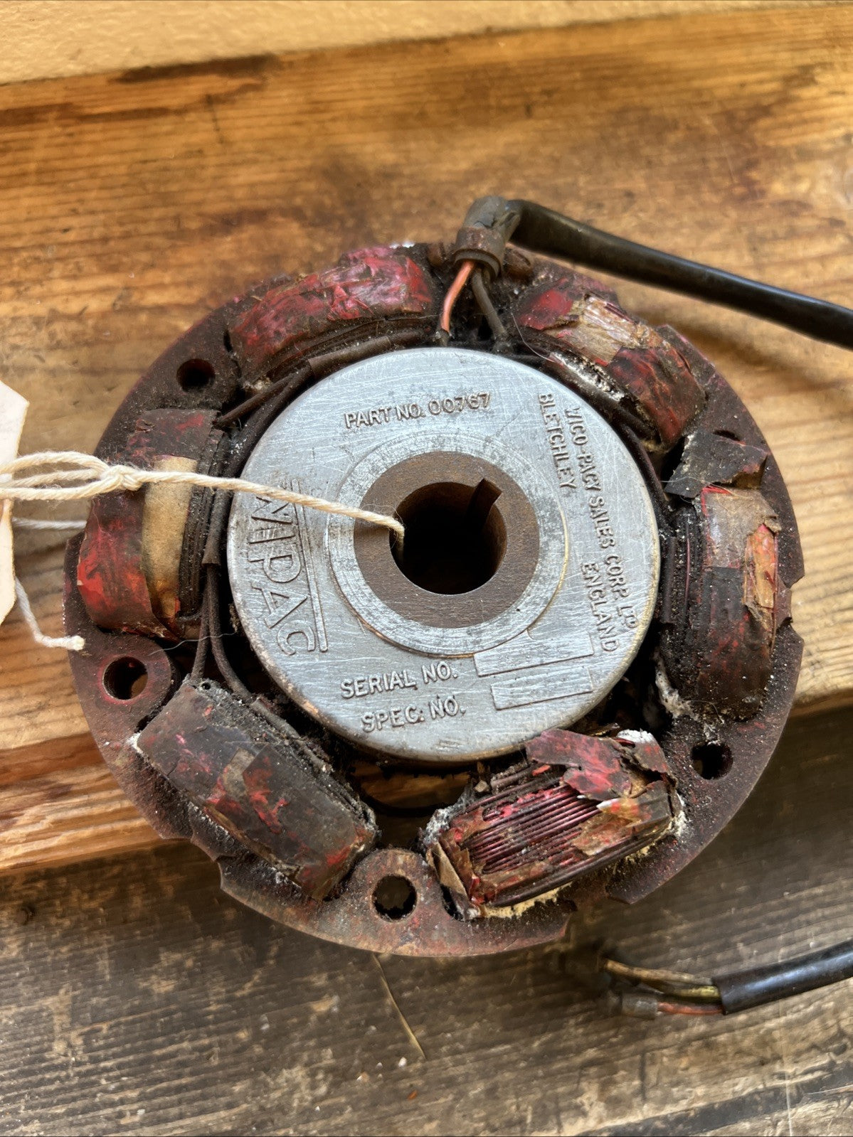 WIPAC Generator Stator & Rotor, Number 00767