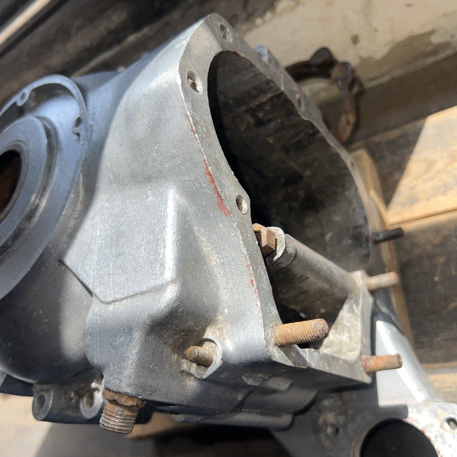 Ariel 650 Huntmaster Crankcases Marked LF731
