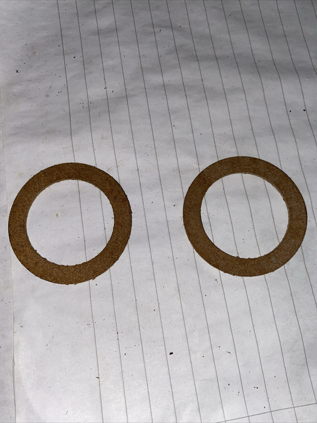Triumph 650 Units Pre Oil In Frame Fork Abutment Cork Washers