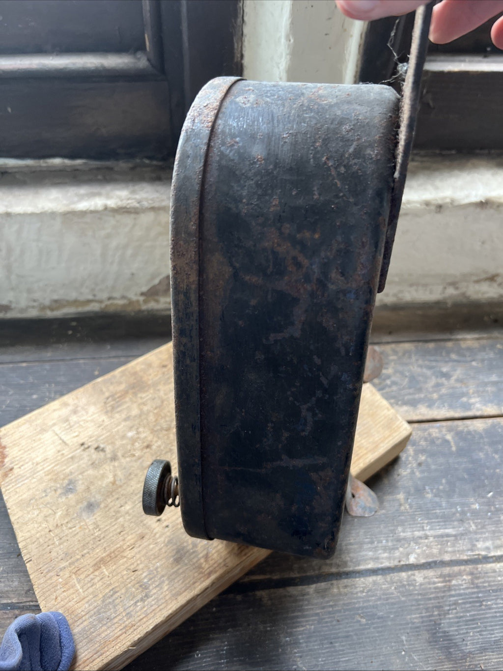 Old Rigid Frame Tool Box 3 1/4 “ Deep