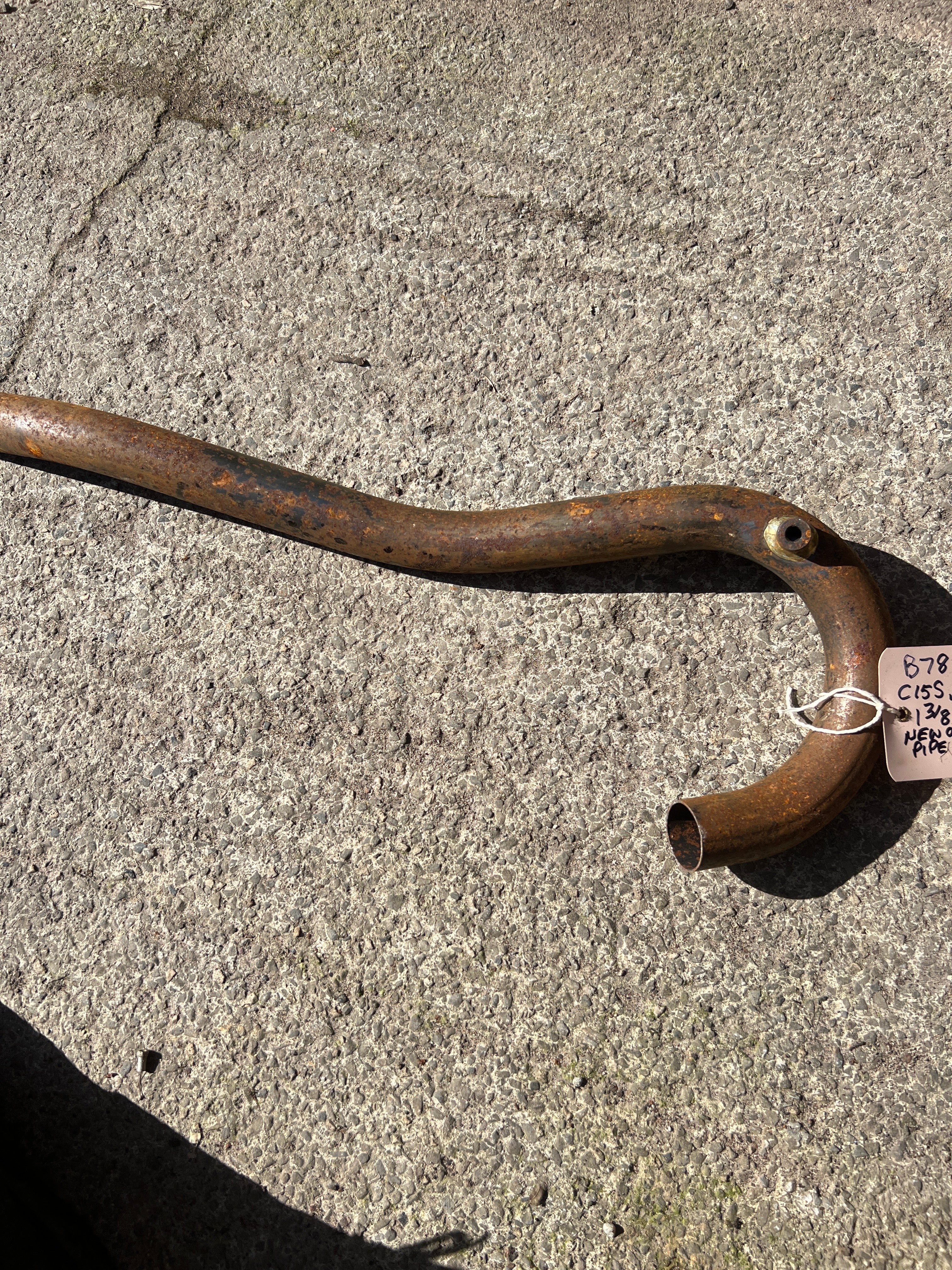BSA B78 C15T C15S 1959 exhaust pipe