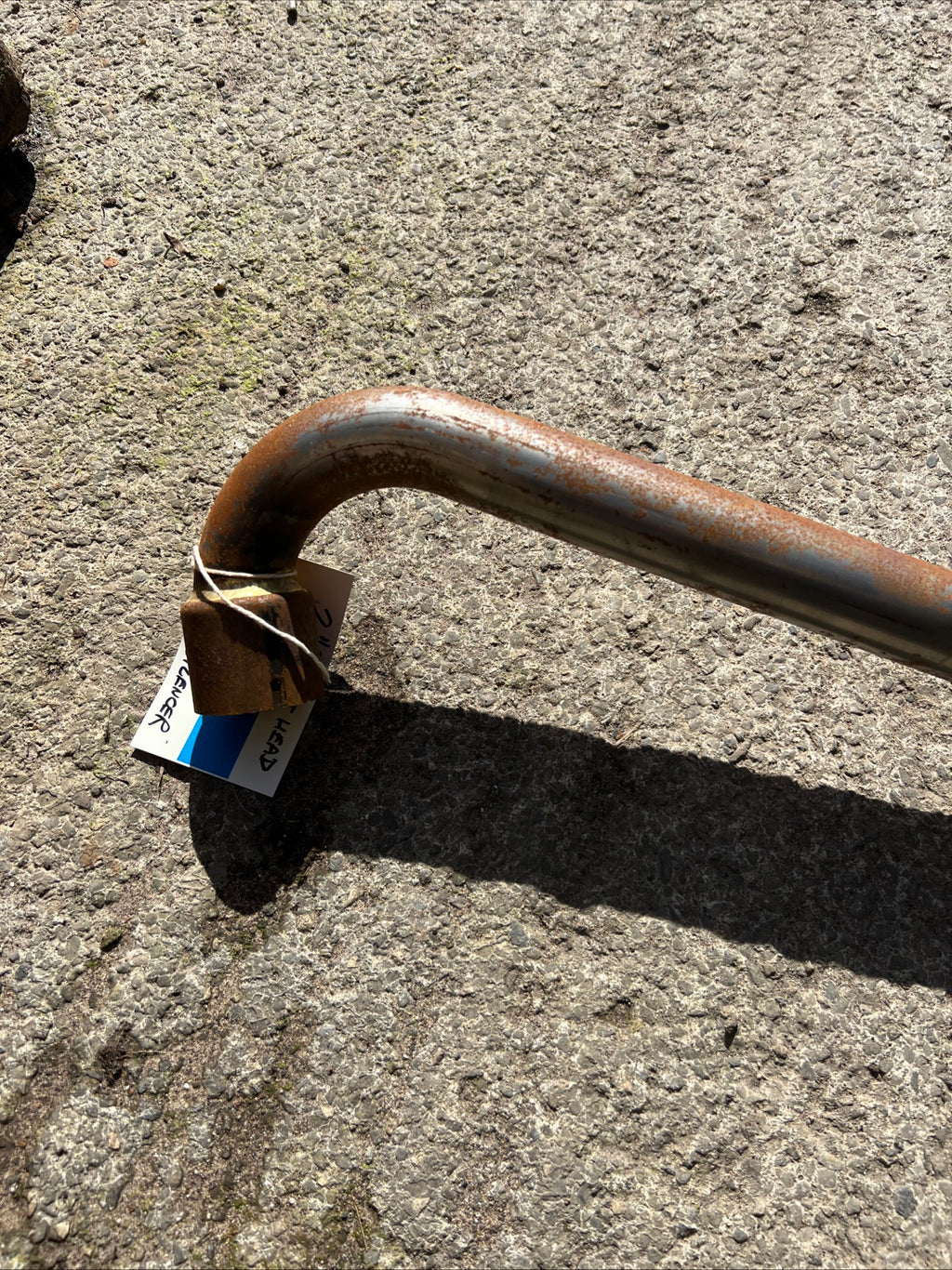 Velo viper venom swept back exhaust pipe