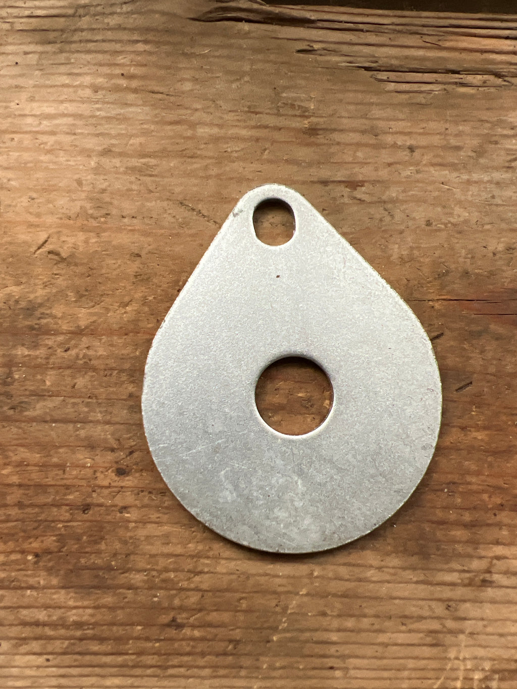 Triumph 650 conical hub steering damper anchor plate H1797 NOS