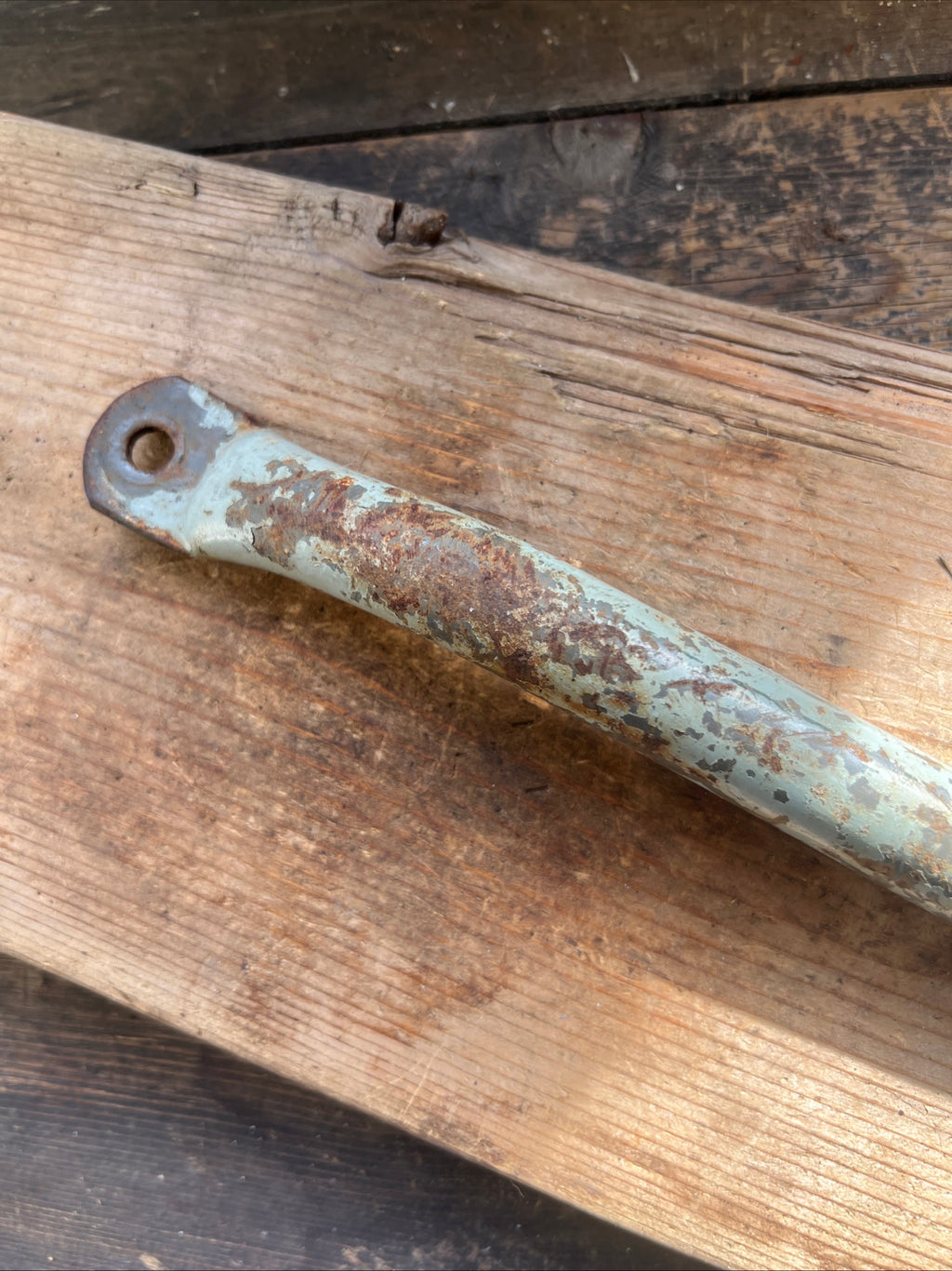 28-6732 BSA C12 Rear mudguard stay near side