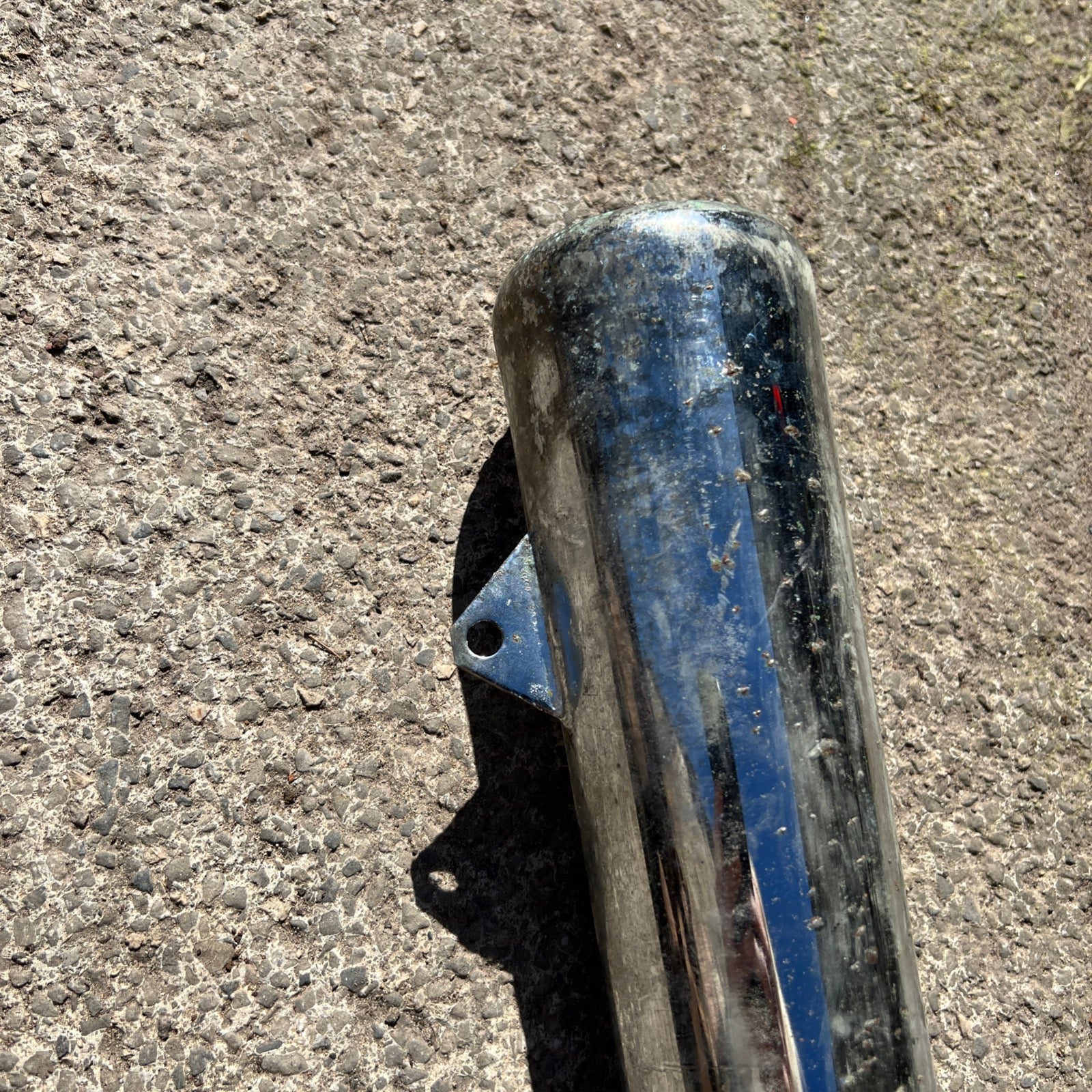 Universal megaphone silencer left hand