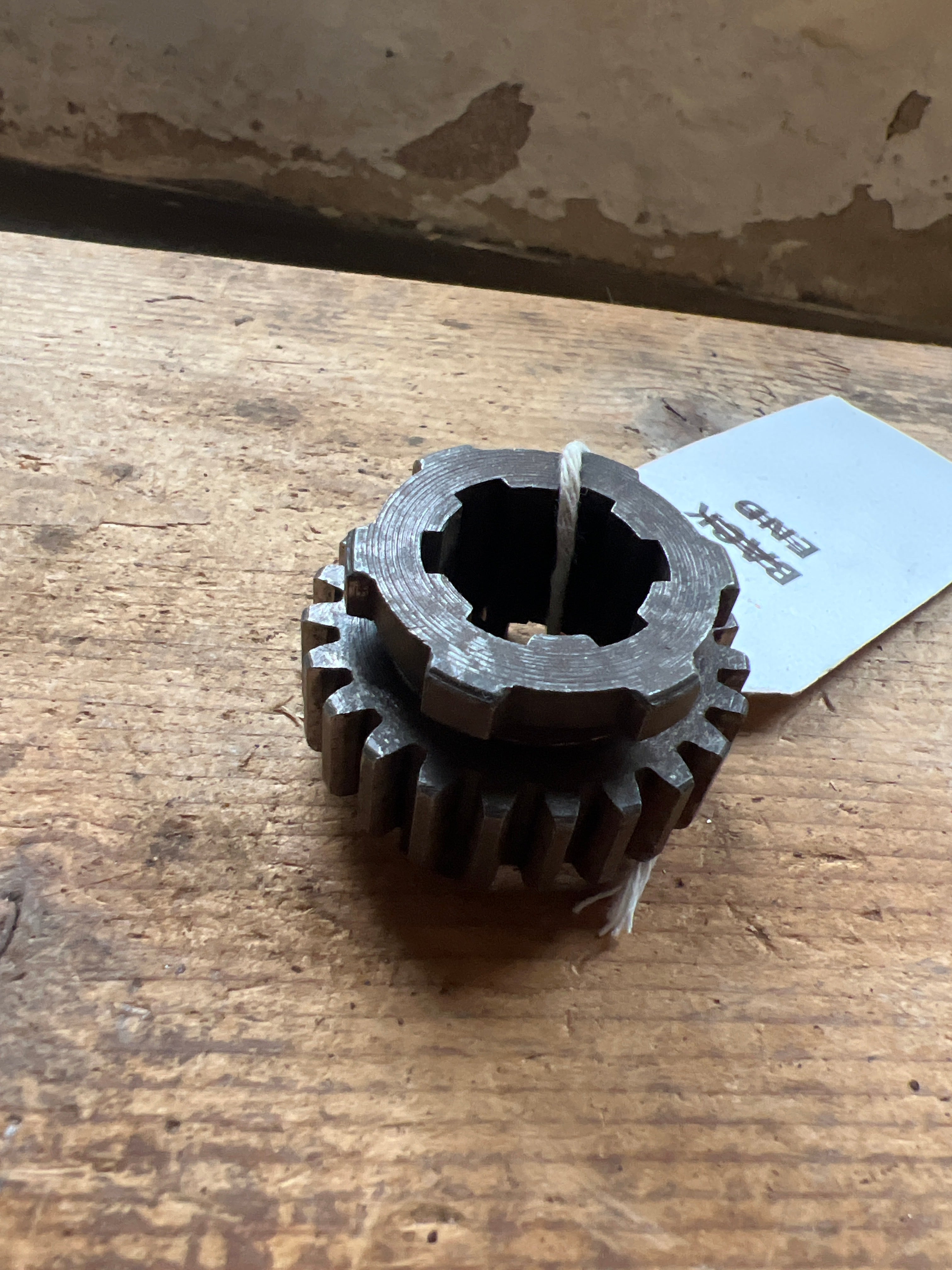 BSA C15/B40 gearbox main shaft sliding gear 40-3011