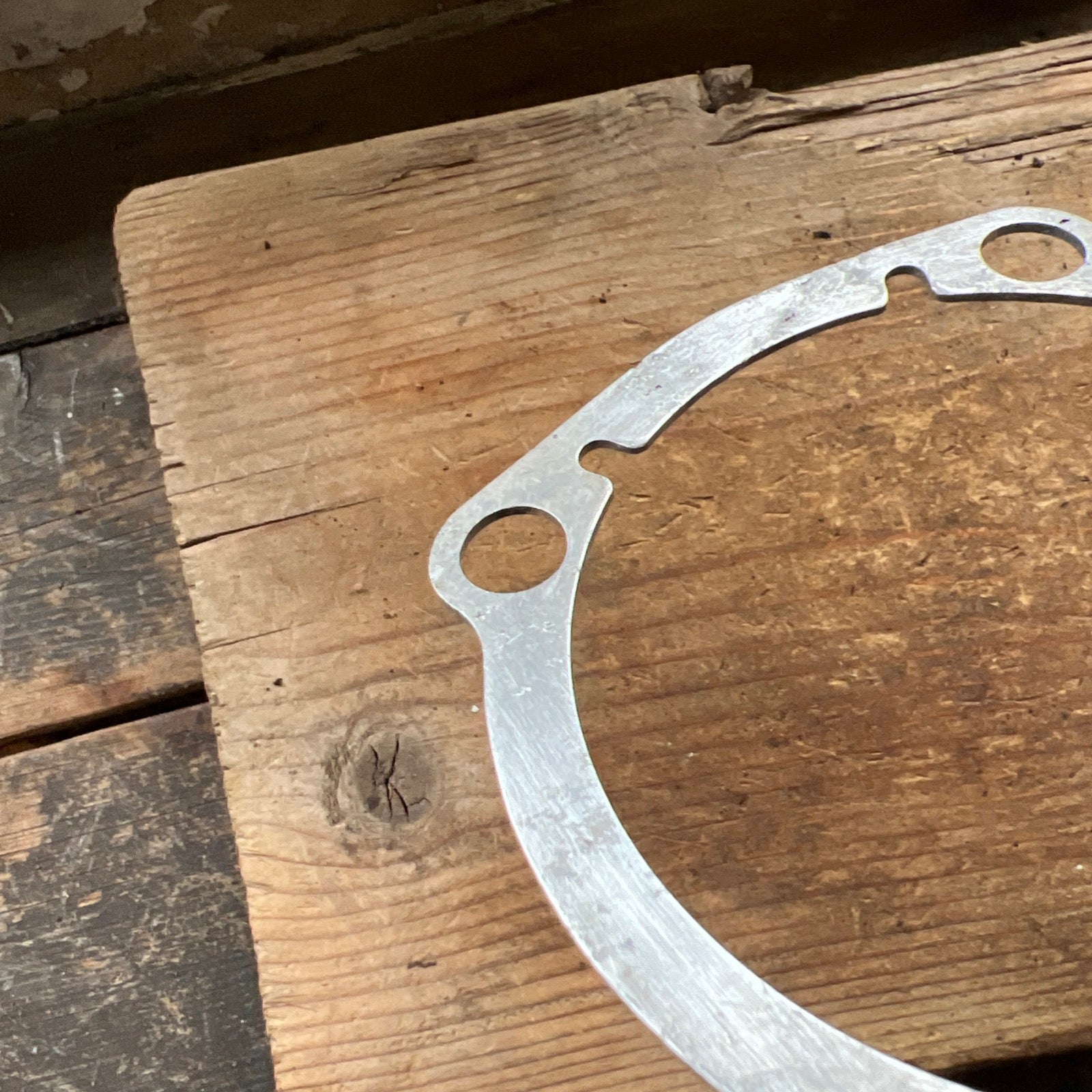 BSA B40 Decompression plate under barrel