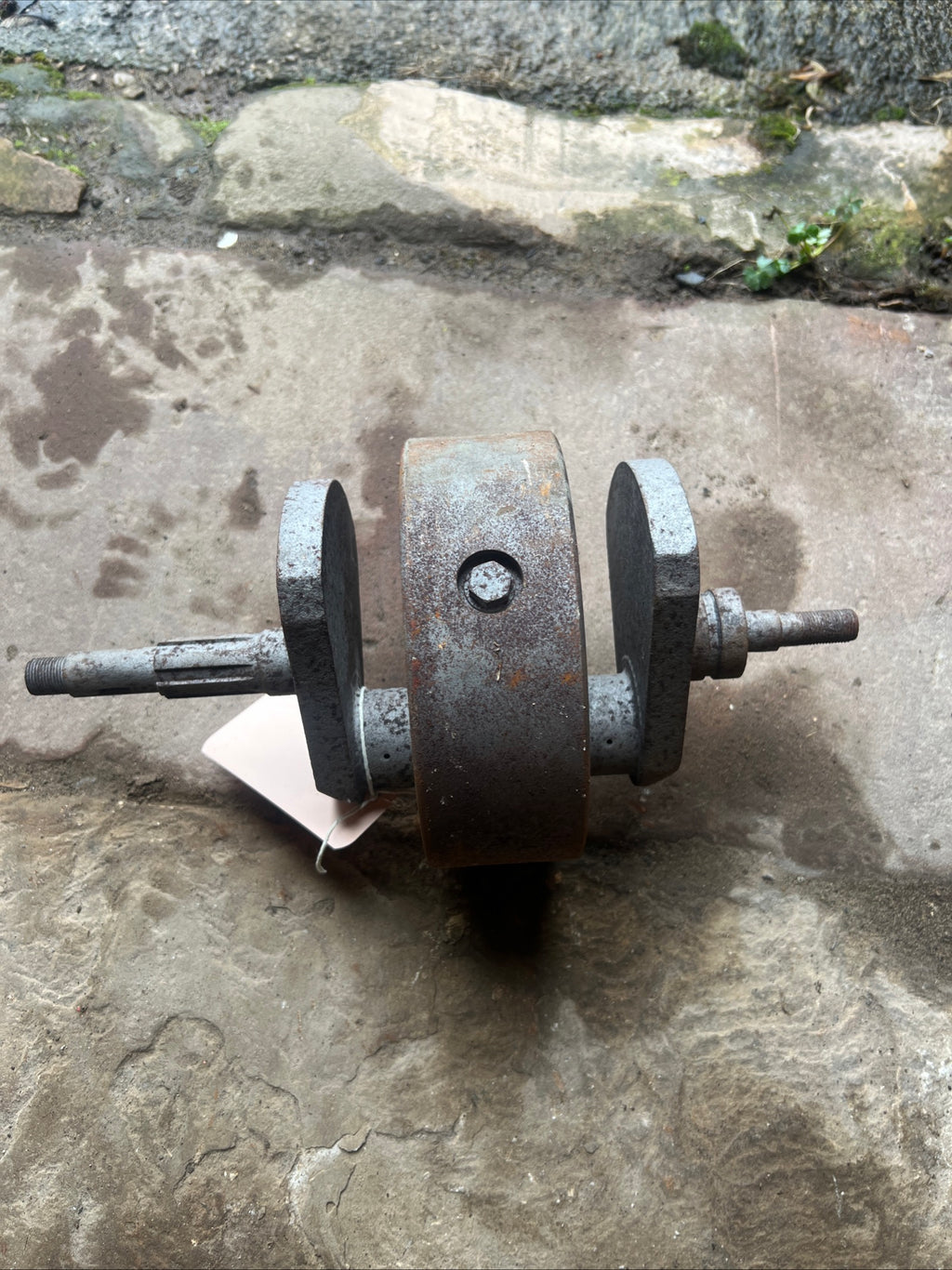 BSA A50 crankshaft with flywheel used
