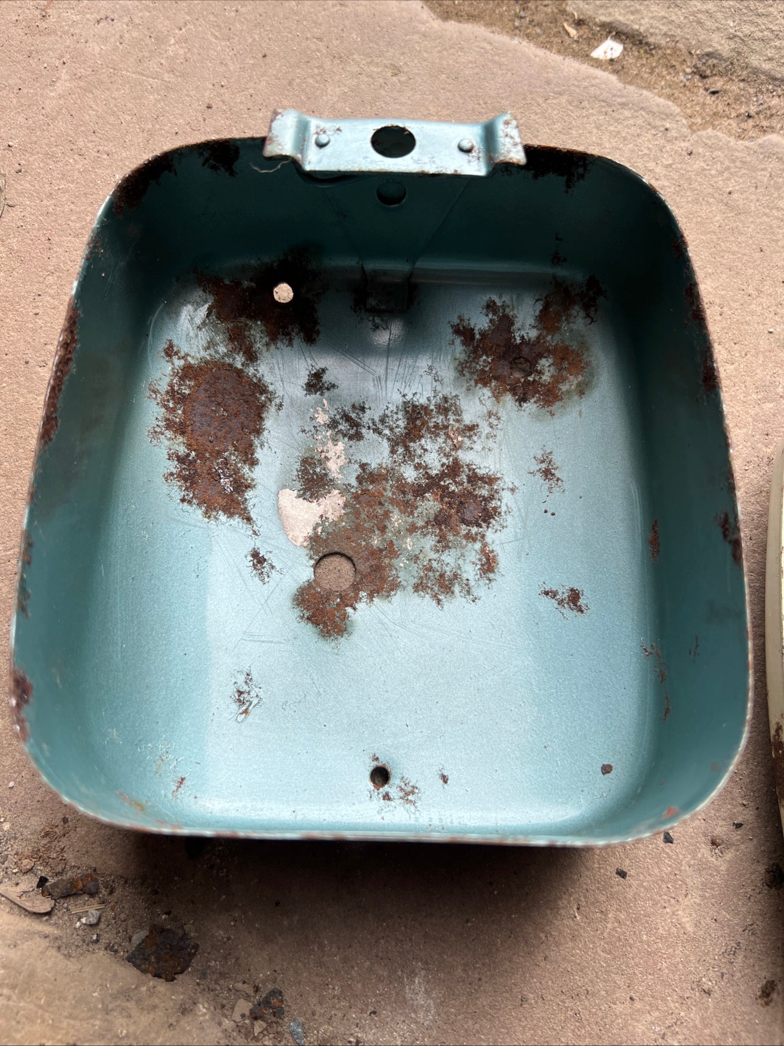 Triumph Tigress BSA Sunbeam scooter 6V battery box & Lid