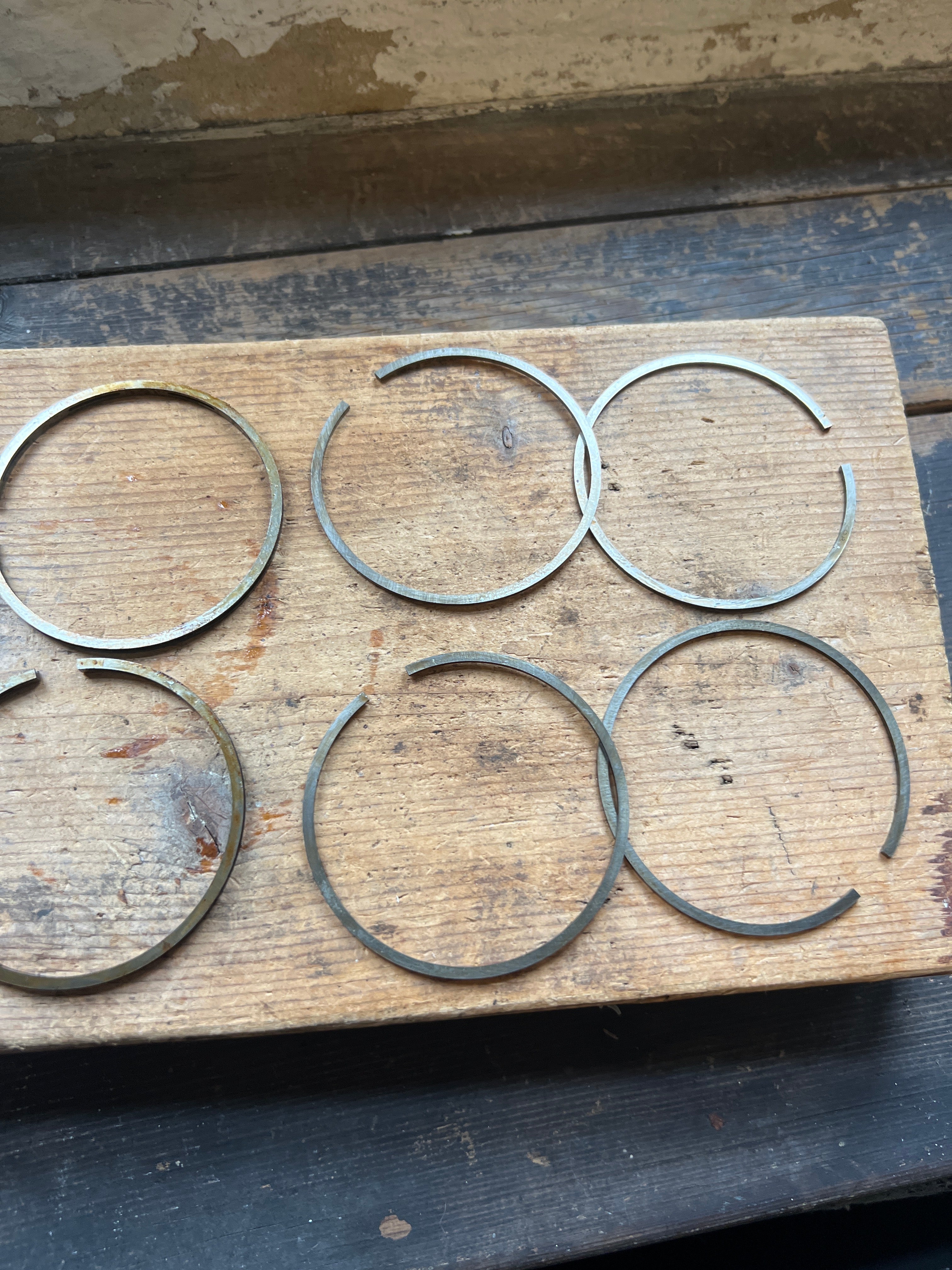 BSA A10 650 Twin + 40 Full piston ring set NOS