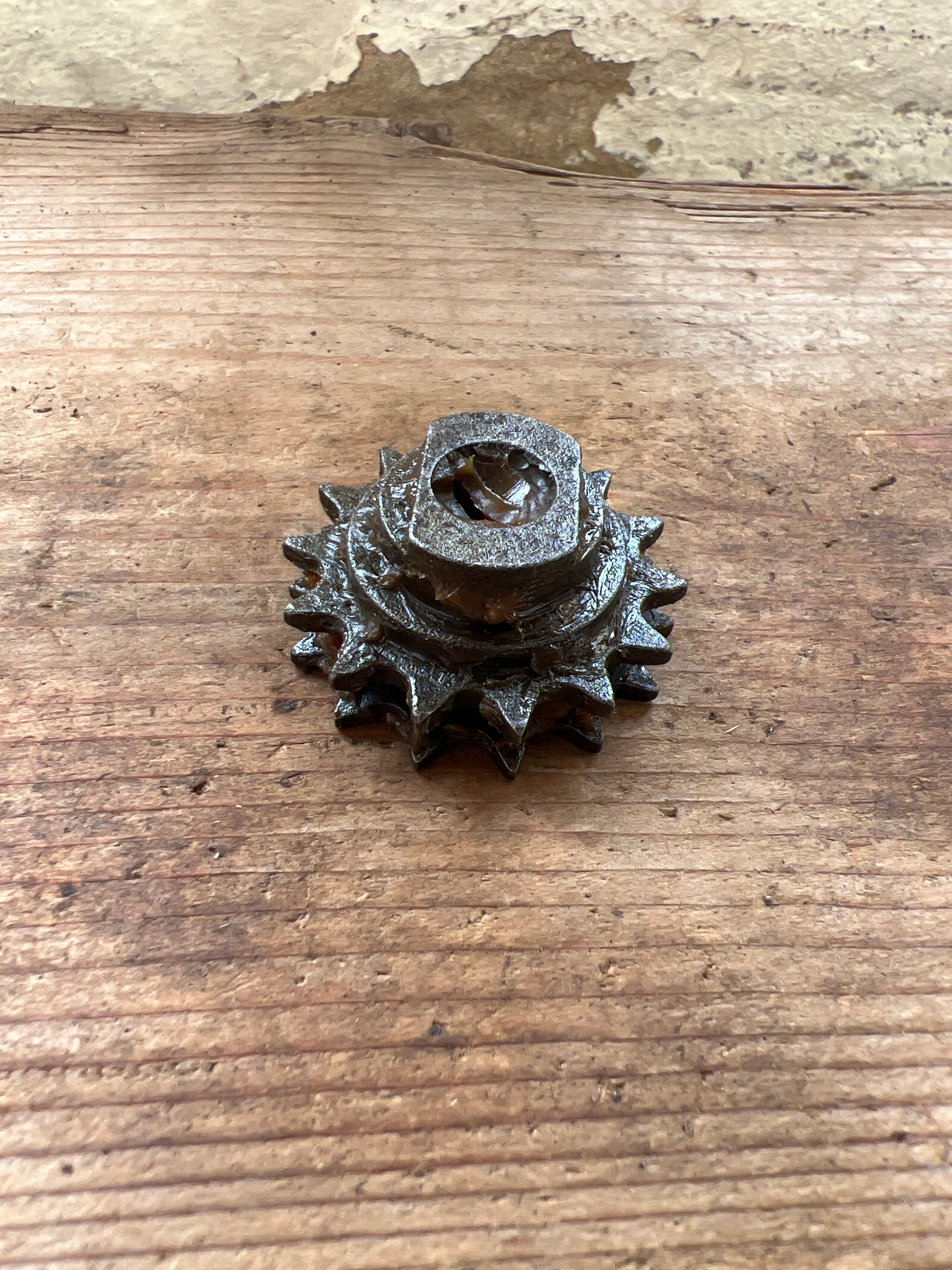 Royal Enfield crusader crank cam drive duplex sprocket