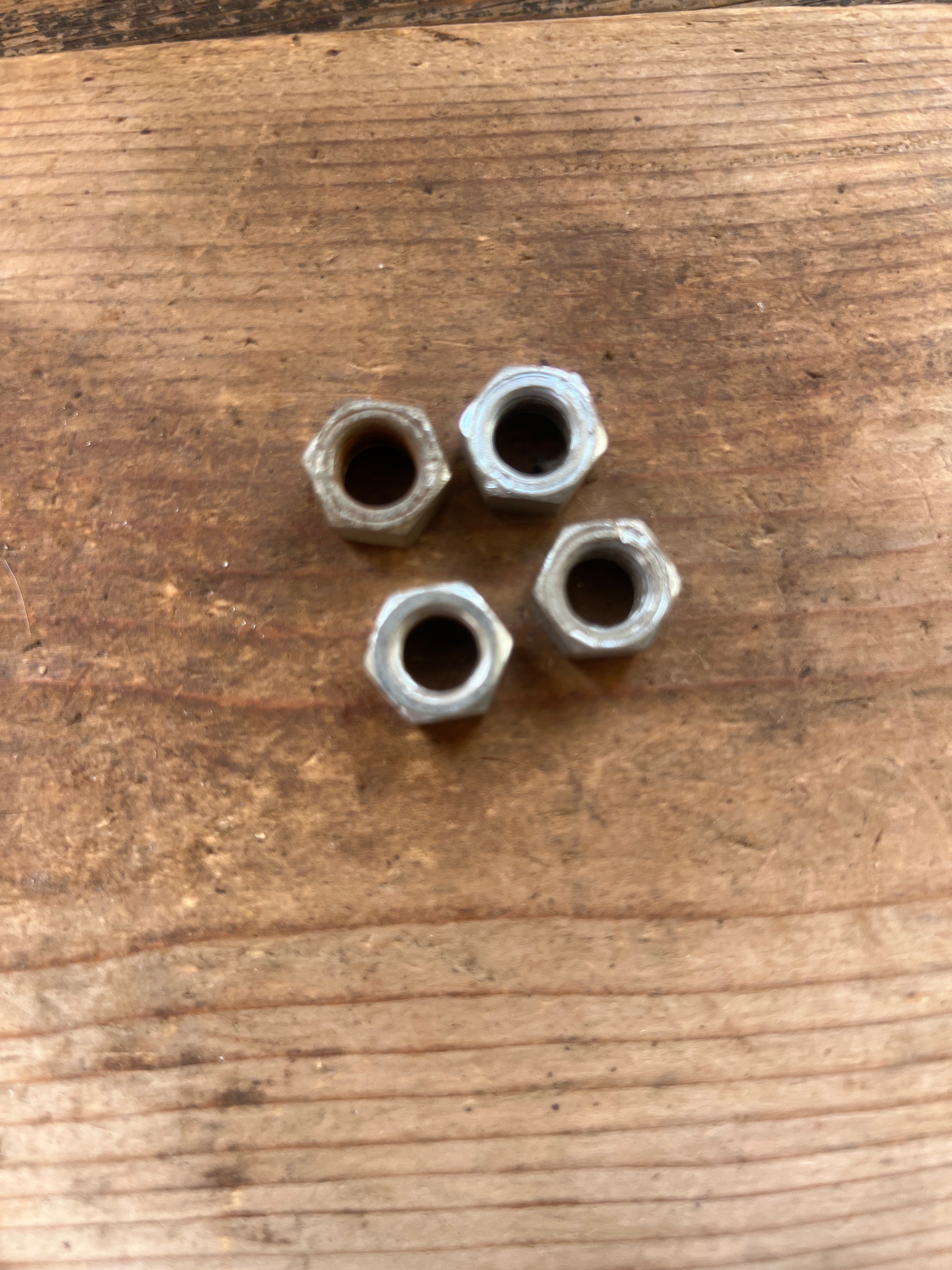 BSA B25 all models 14-0303 cylinder barrel/head nuts NOS