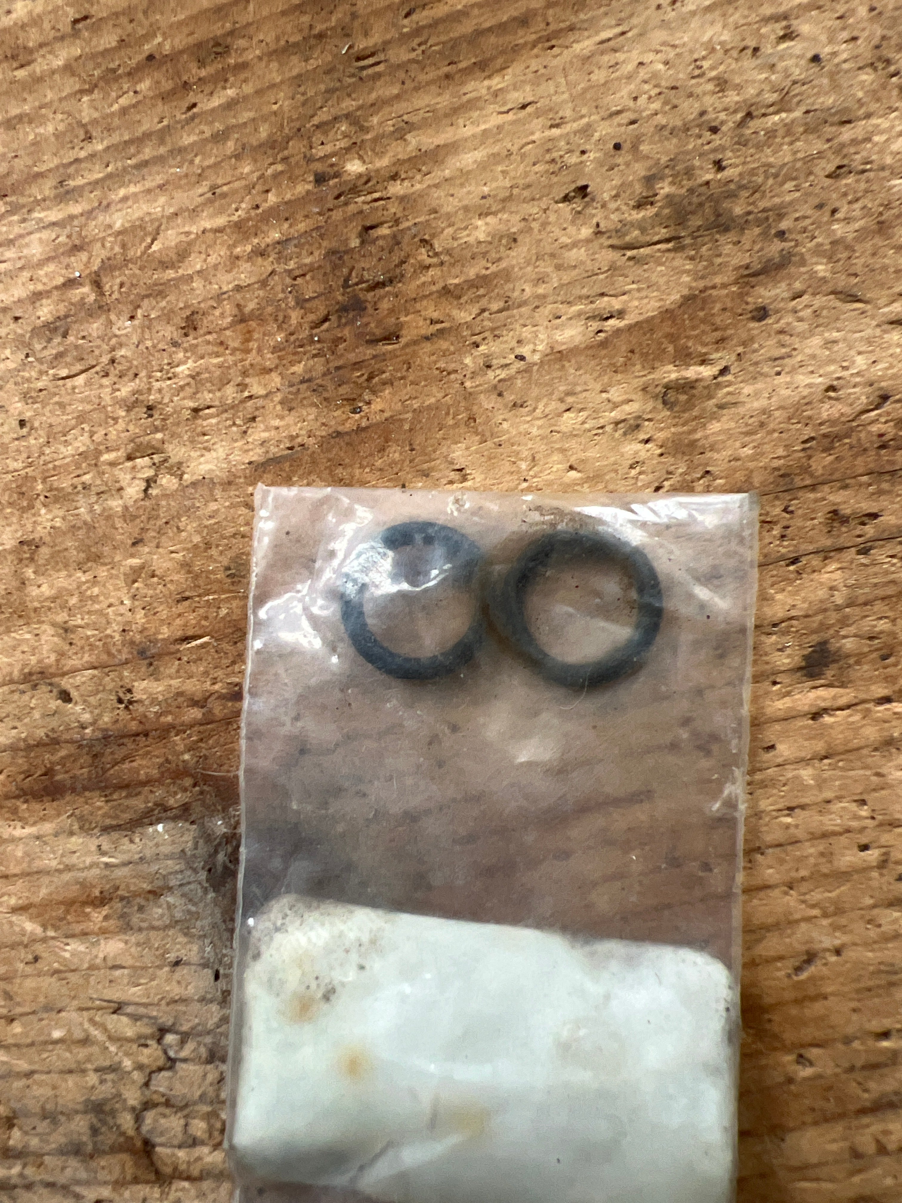 BSA B25SS B50SS front brake plunger O rings