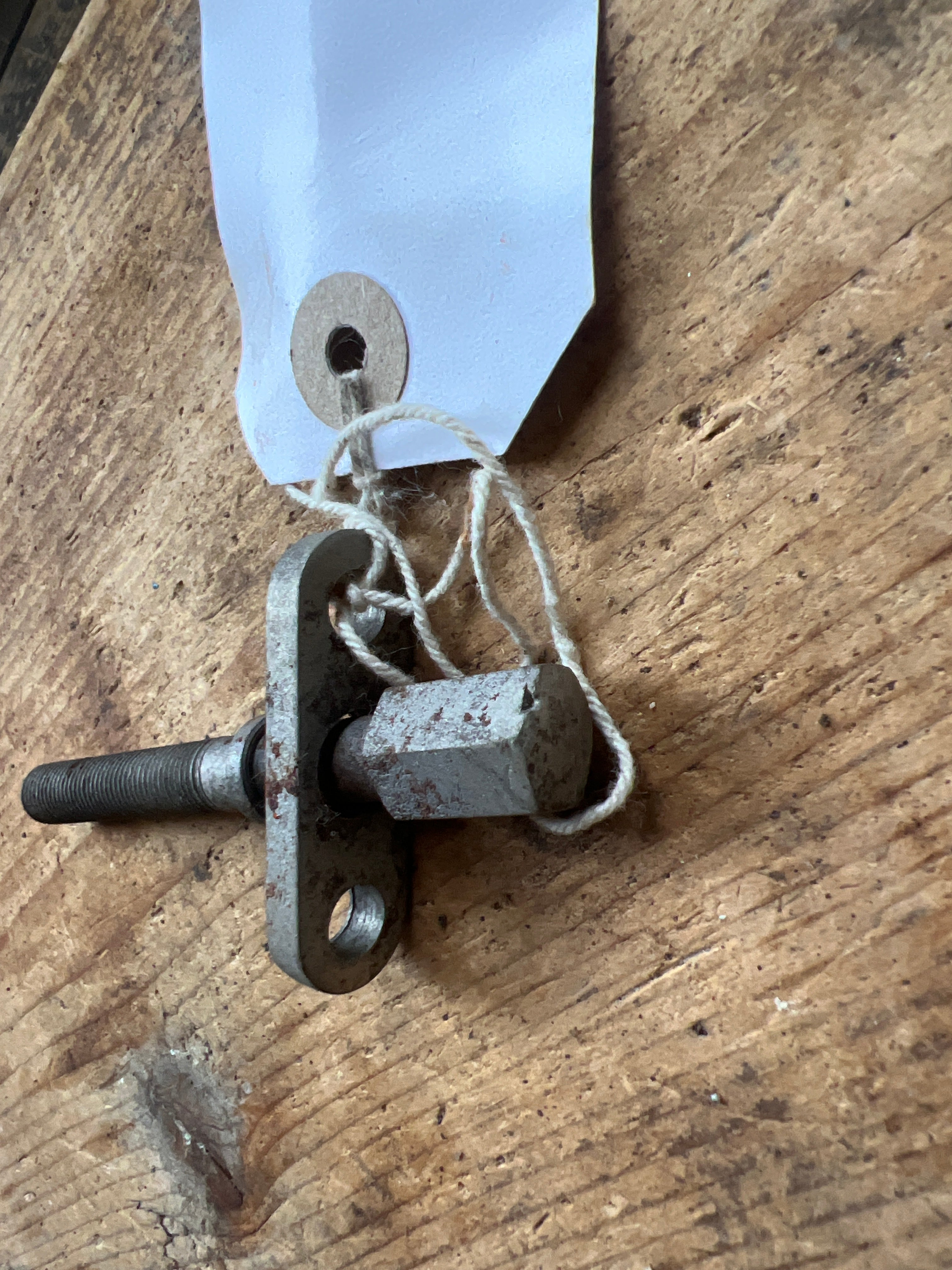 Norton Rigid single dolls head gearbox top adjuster bolt and stop NOS