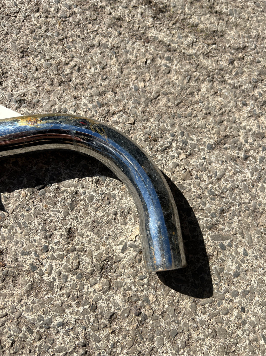 Triumph TR5T adventurer Siamese short exhaust pipe