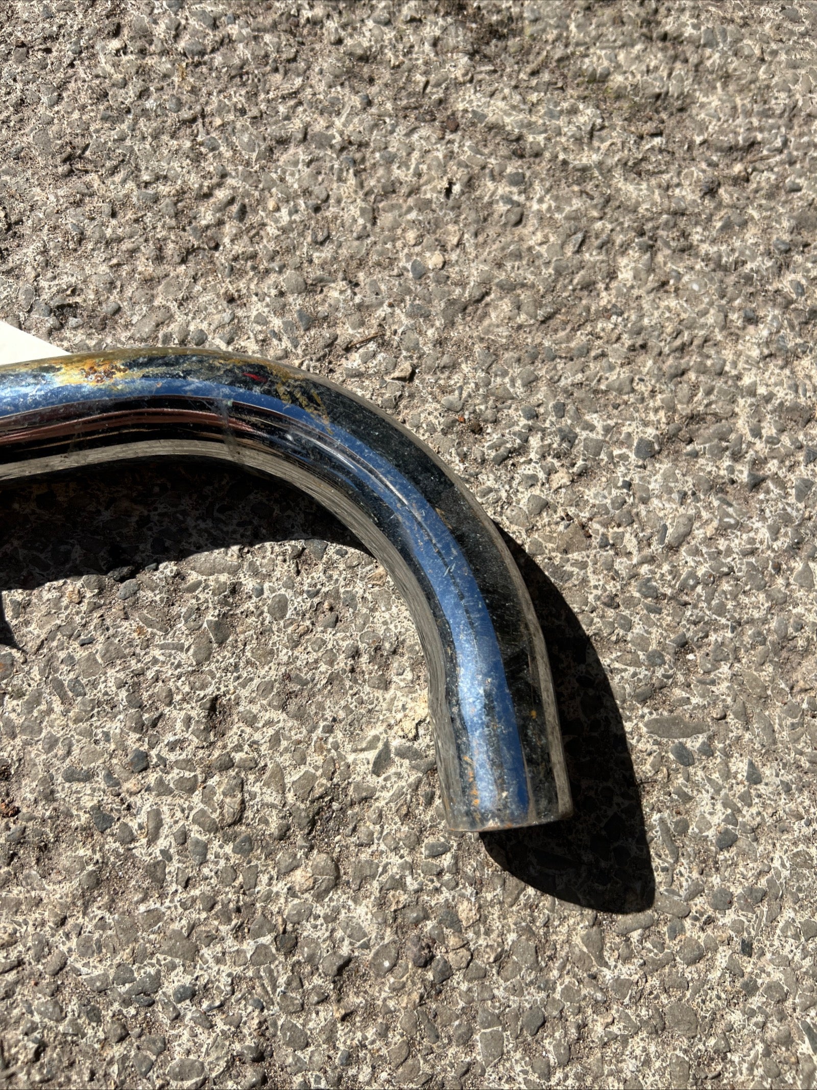 Triumph TR5T adventurer Siamese short exhaust pipe