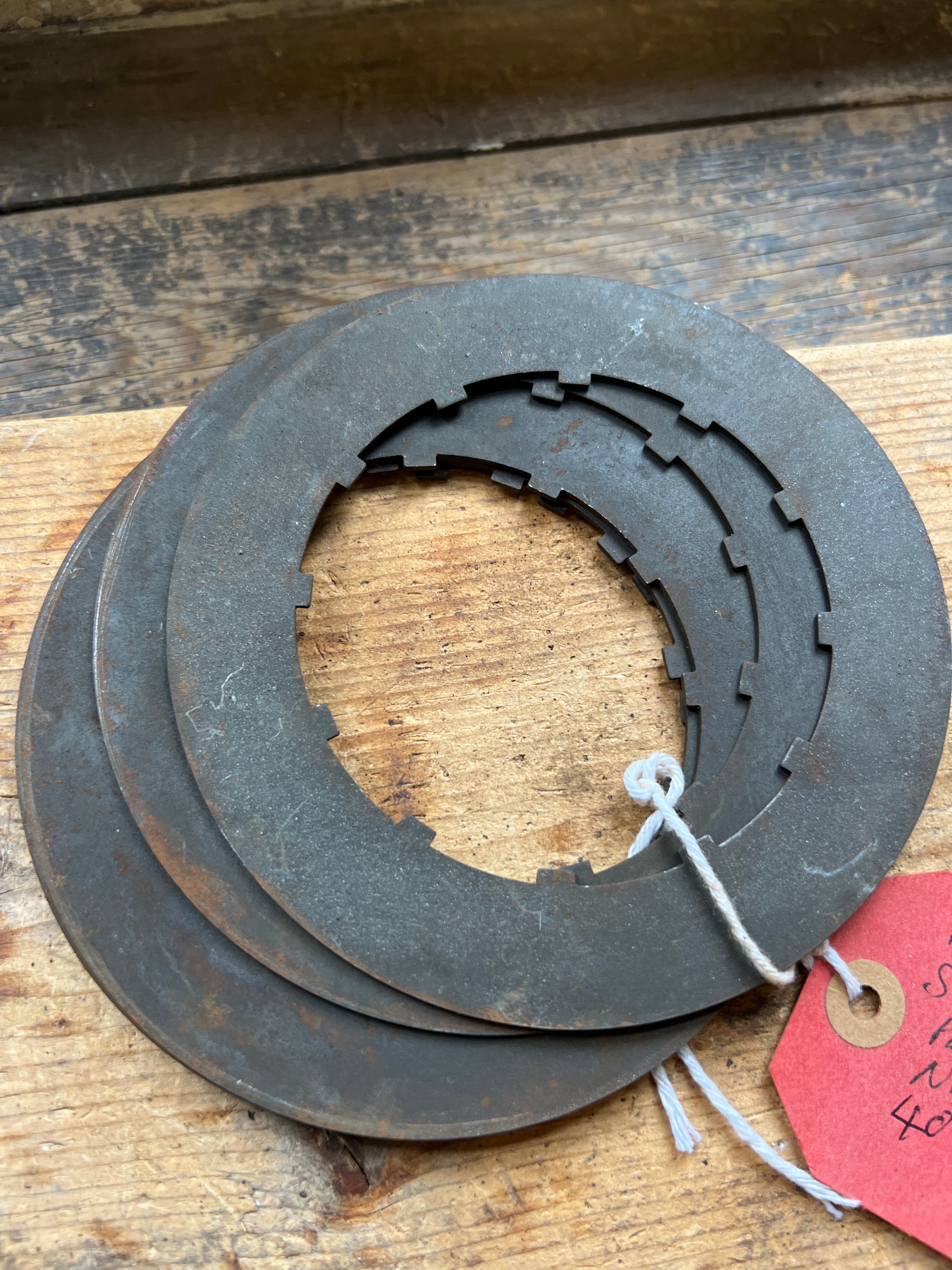 BSA C15 B40 B25 B44 set of 5 clutch plain plates 40-3220