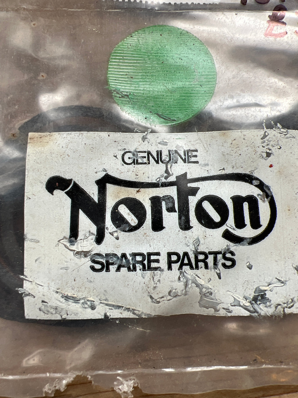Norton 750 commando primary inspection cap rubbers NOS