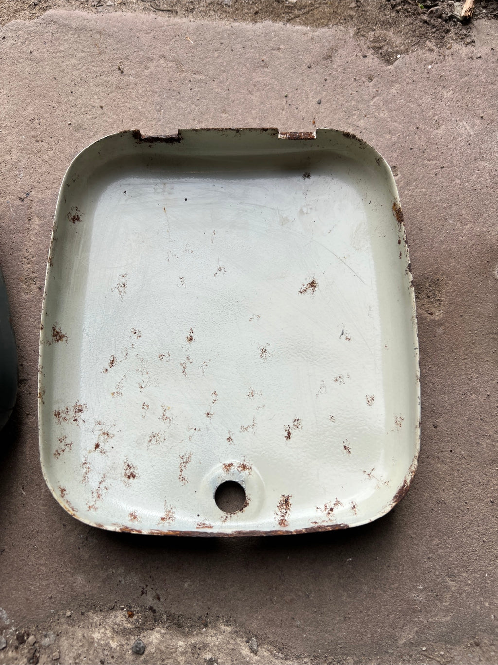 Triumph Tigress BSA Sunbeam scooter 6V battery box & Lid