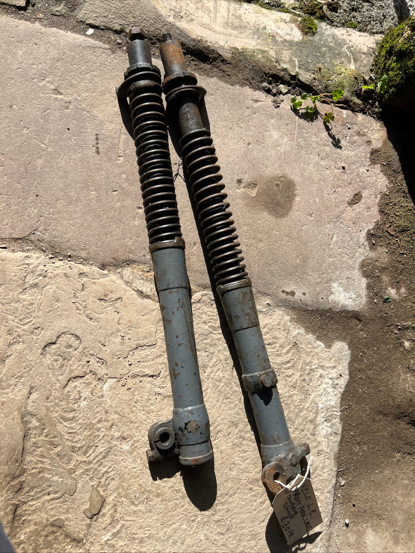 Velocette LE front fork legs used