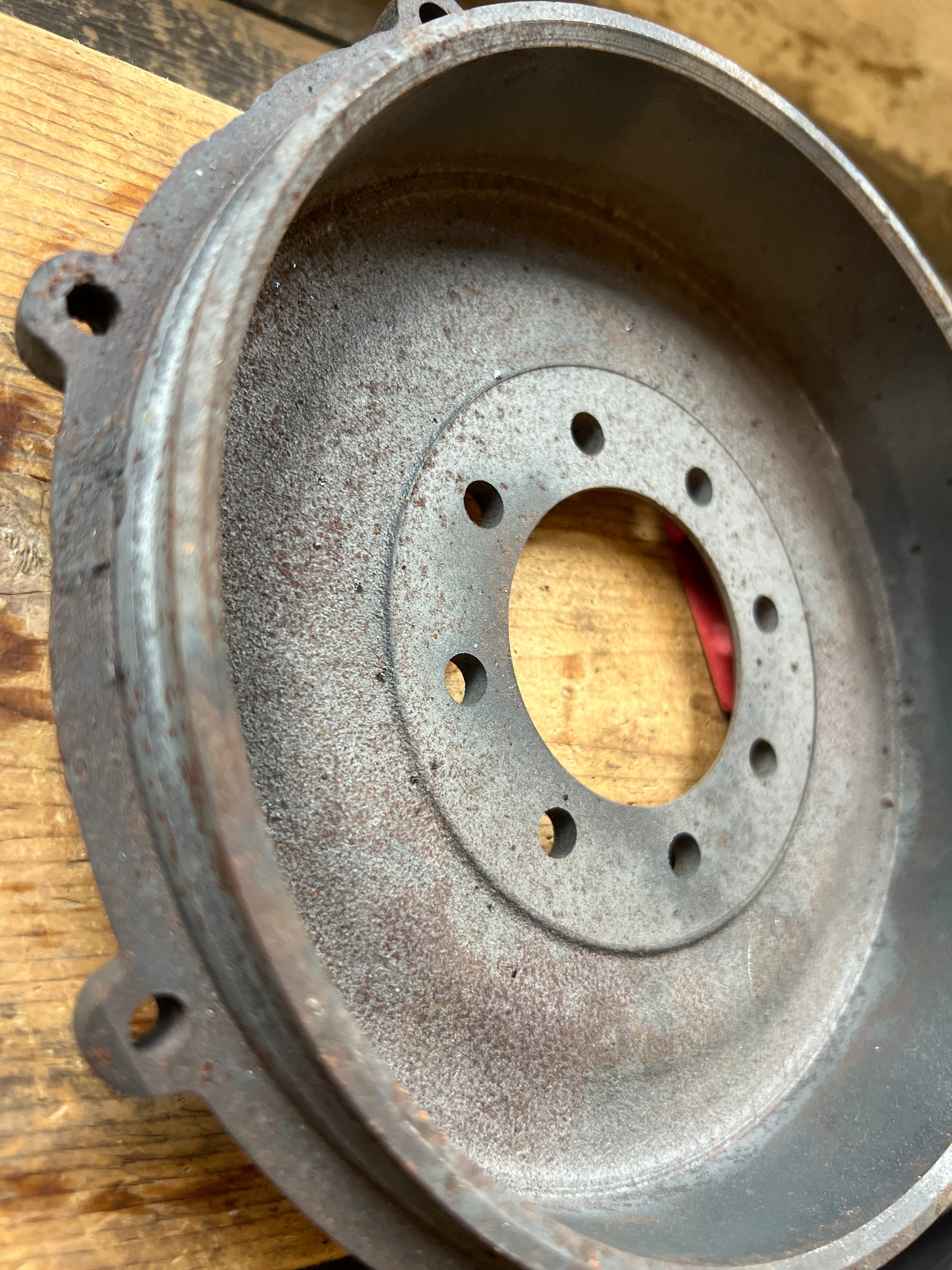 W3585 Triumph 500/650 bolt on rear hub 8 Bolt