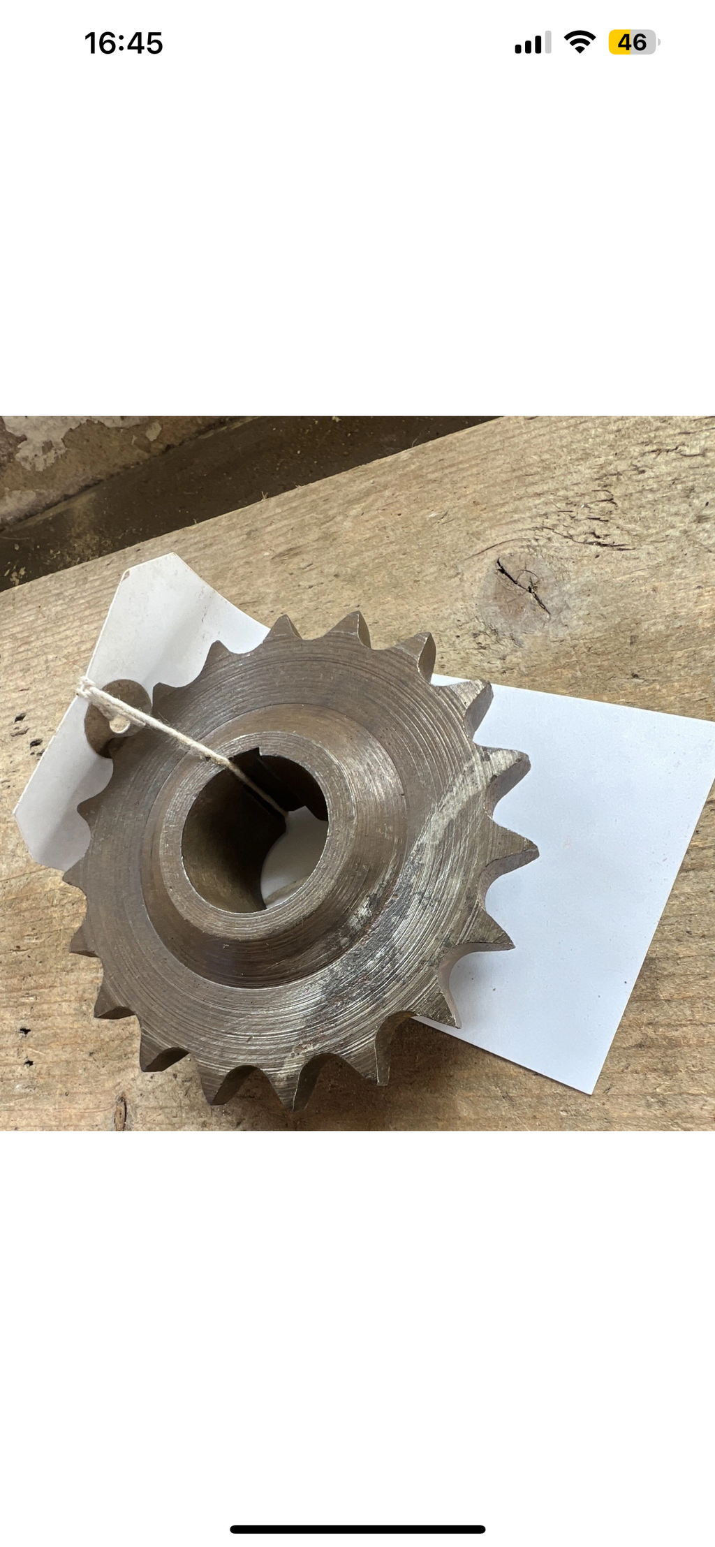 Norton Singles crank sprocket pre alt type 19 Tooth model 18 NOS
