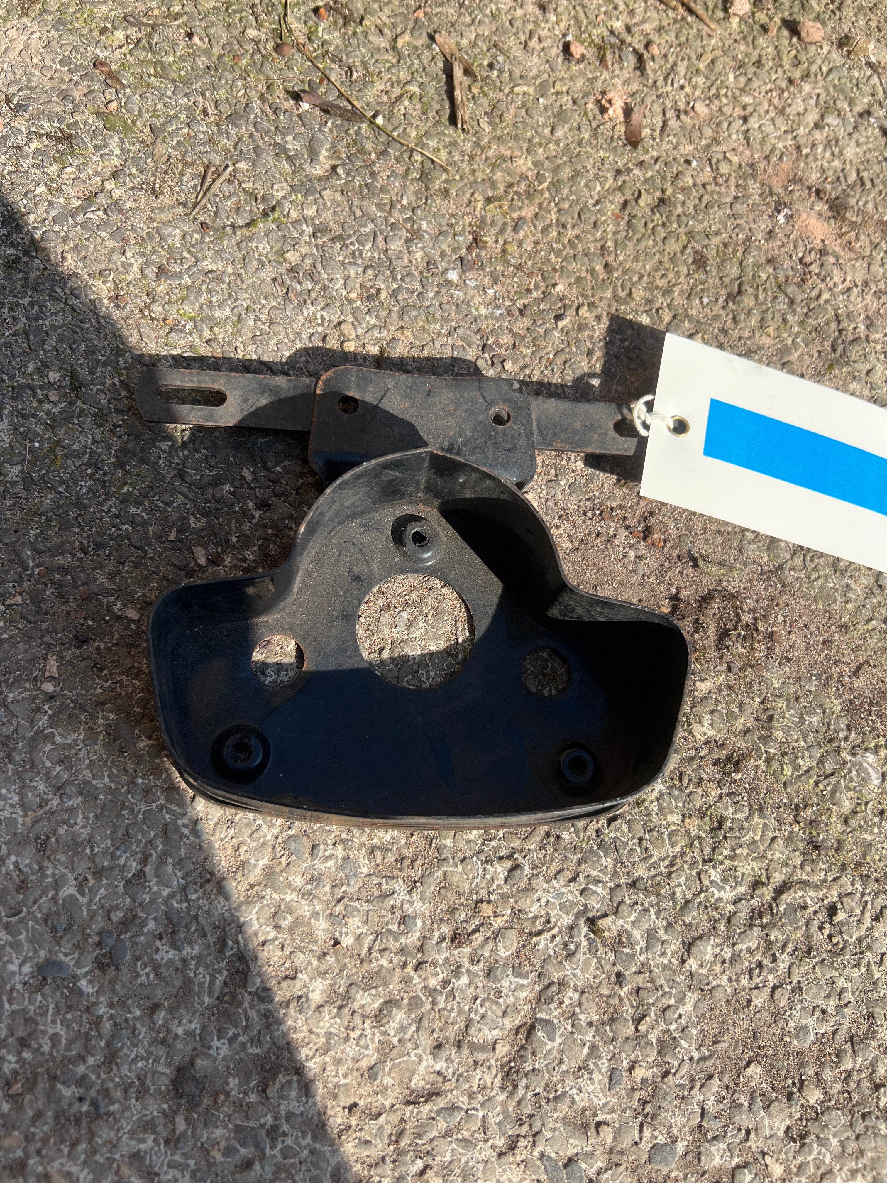 BSA Triumph export rear light & number plate bracket NOS
