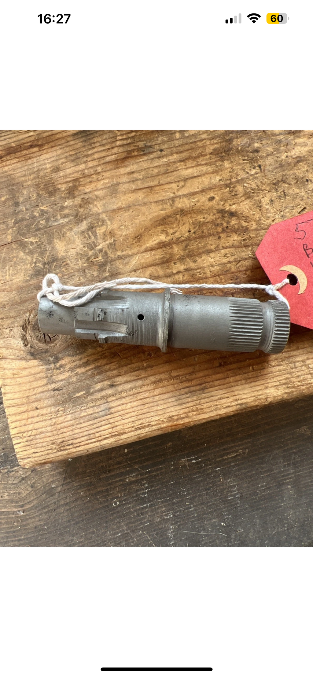 BSA Bantam Bushman late large diameter kickstart shaft 57-3879 x 10