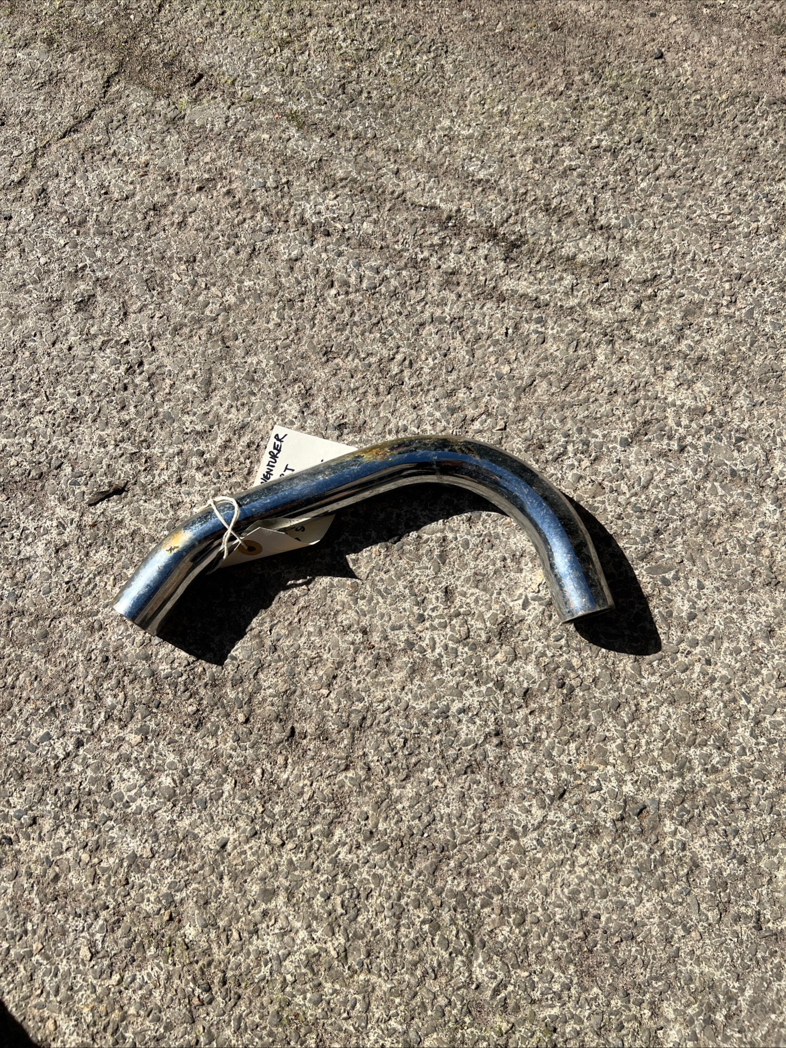 Triumph TR5T adventurer Siamese short exhaust pipe