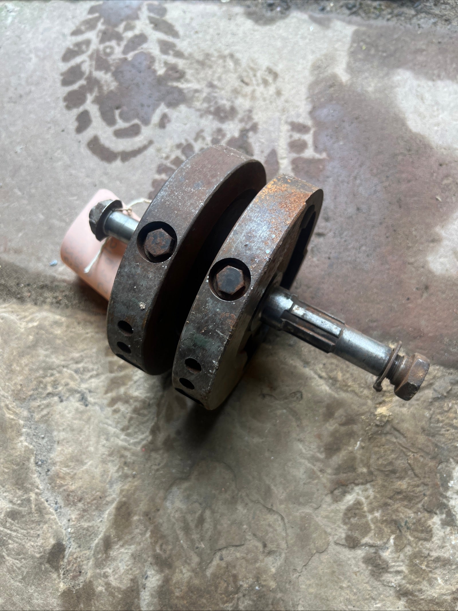 BSA B25 crank shaft