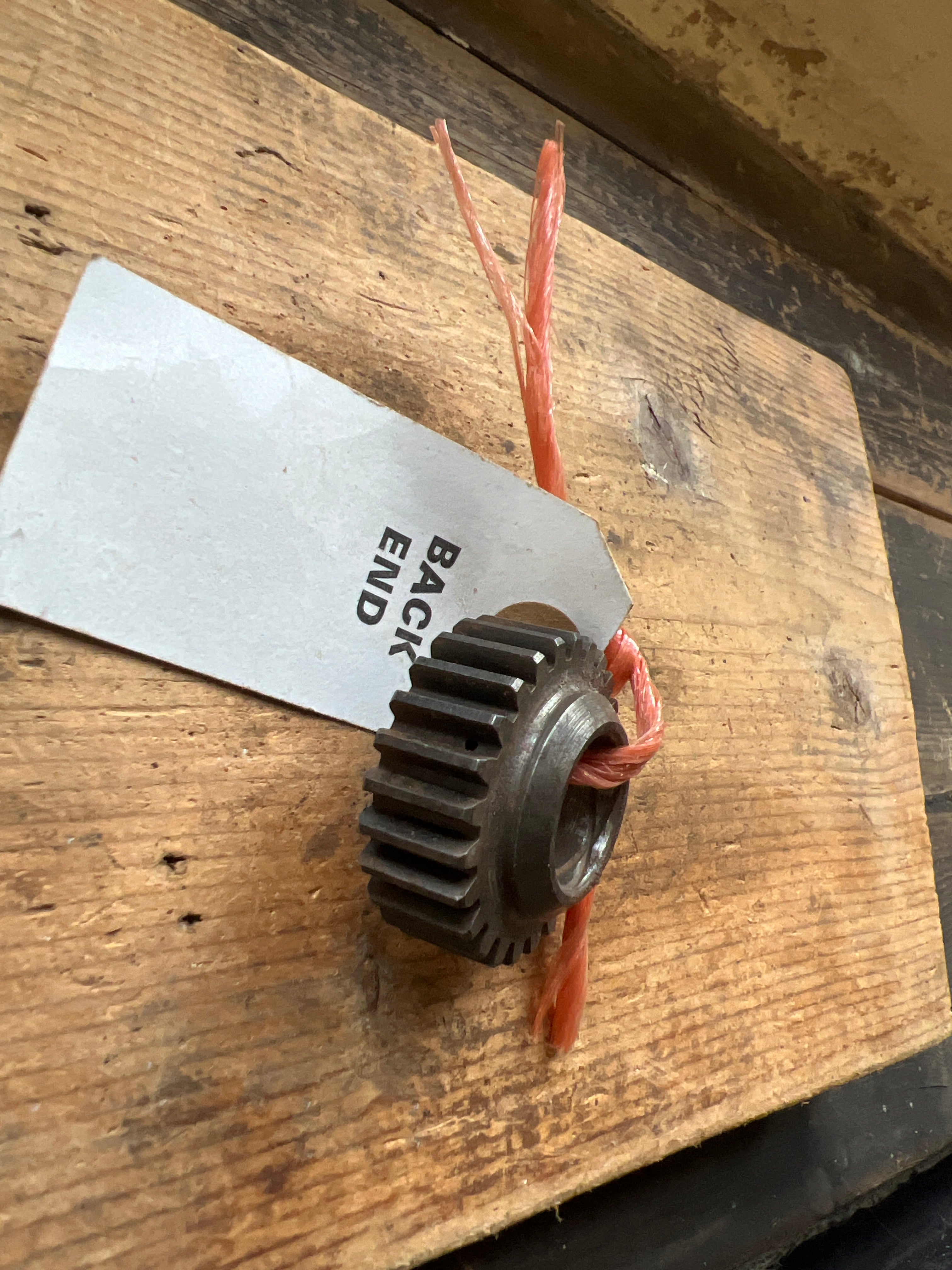 BSA Bantam 90-1692 25 Tooth 4 speed layshaft spinning gear