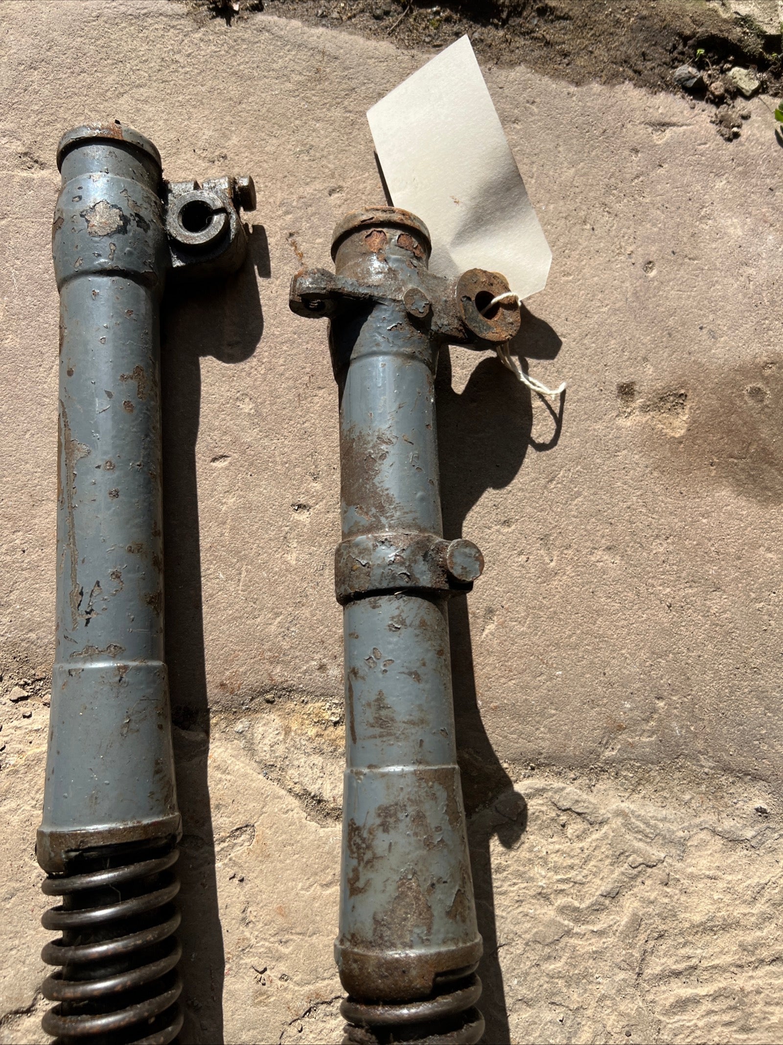 Velocette LE front fork legs used