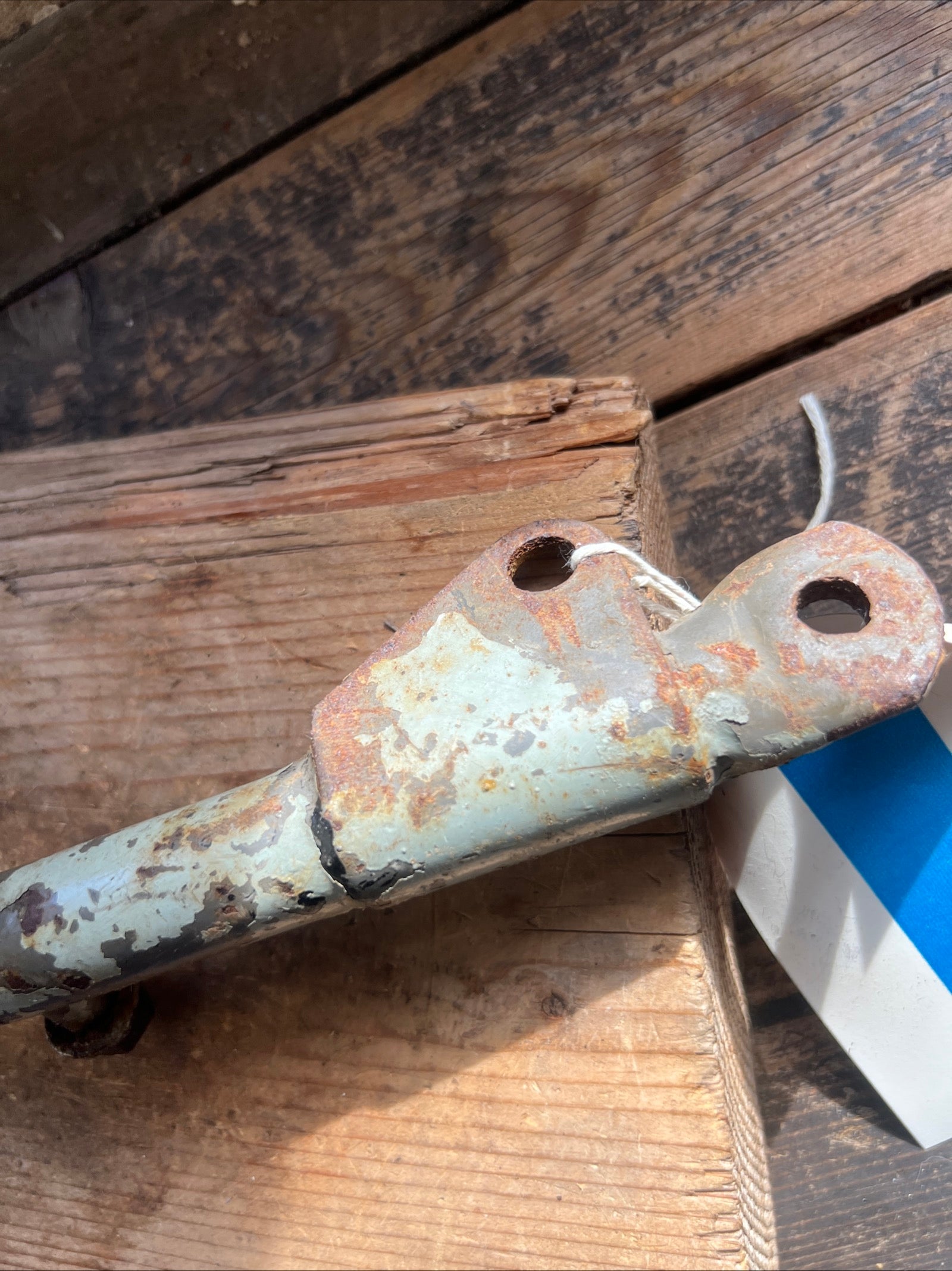 28-6732 BSA C12 Rear mudguard stay near side