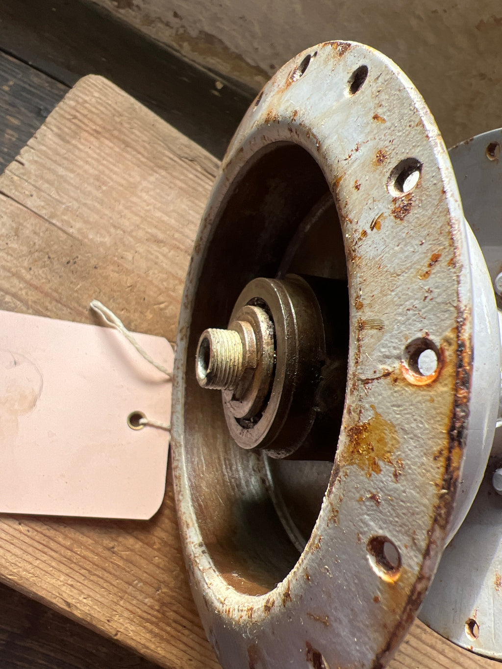 BSA Dandy 70 rear wheel hub with sprocket and sprocket & bearings