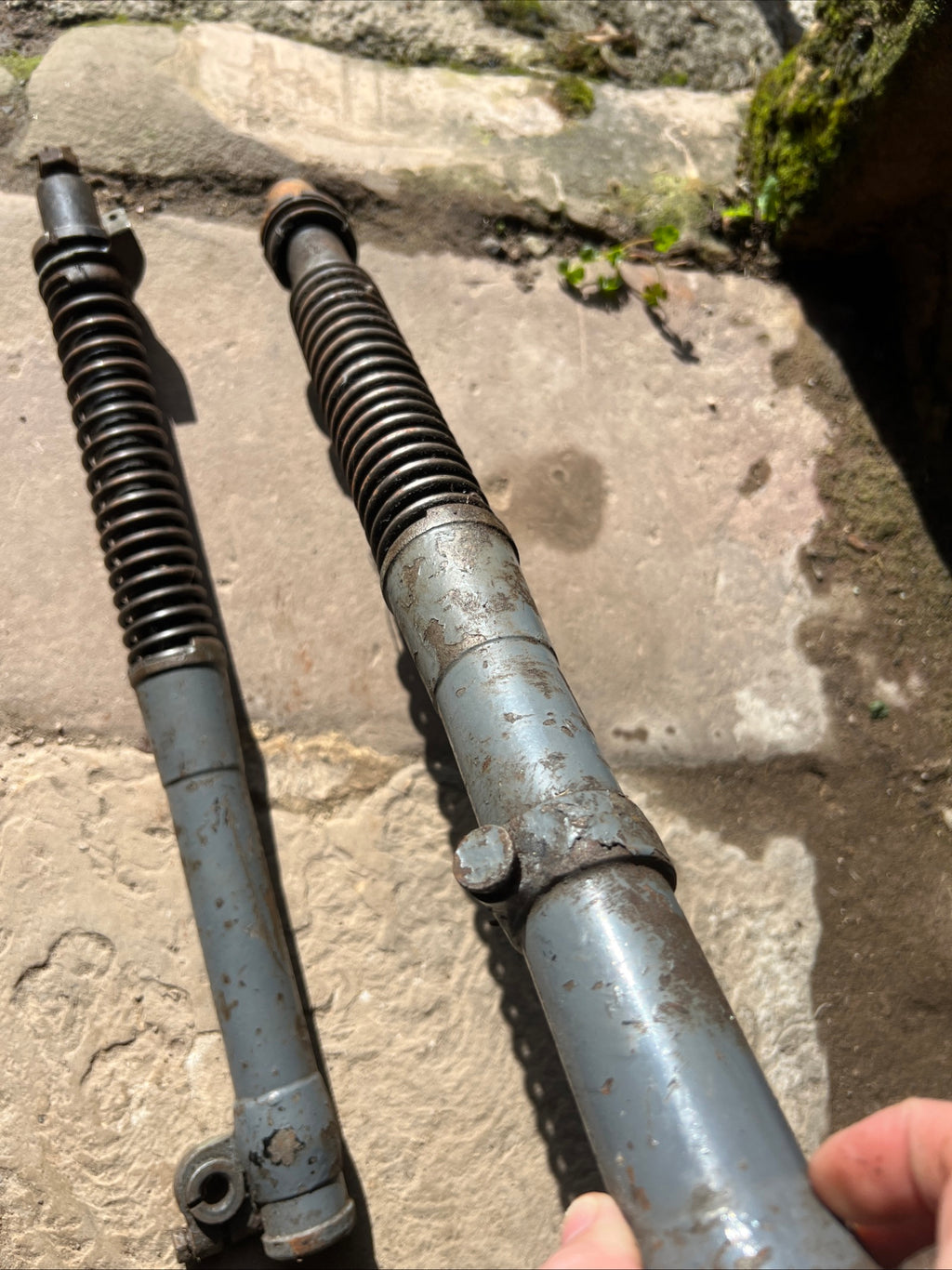 Velocette LE front fork legs used