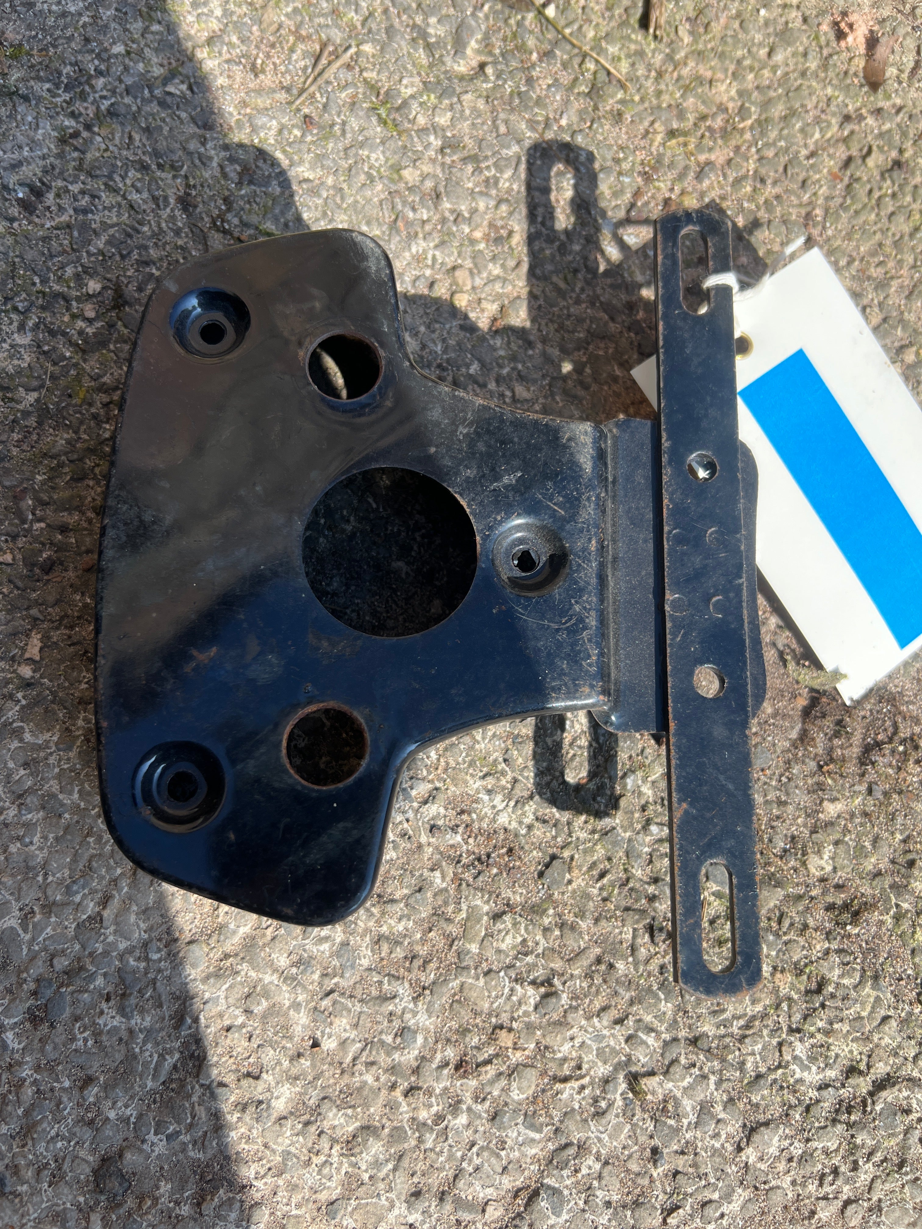 BSA Triumph export rear light & number plate bracket NOS