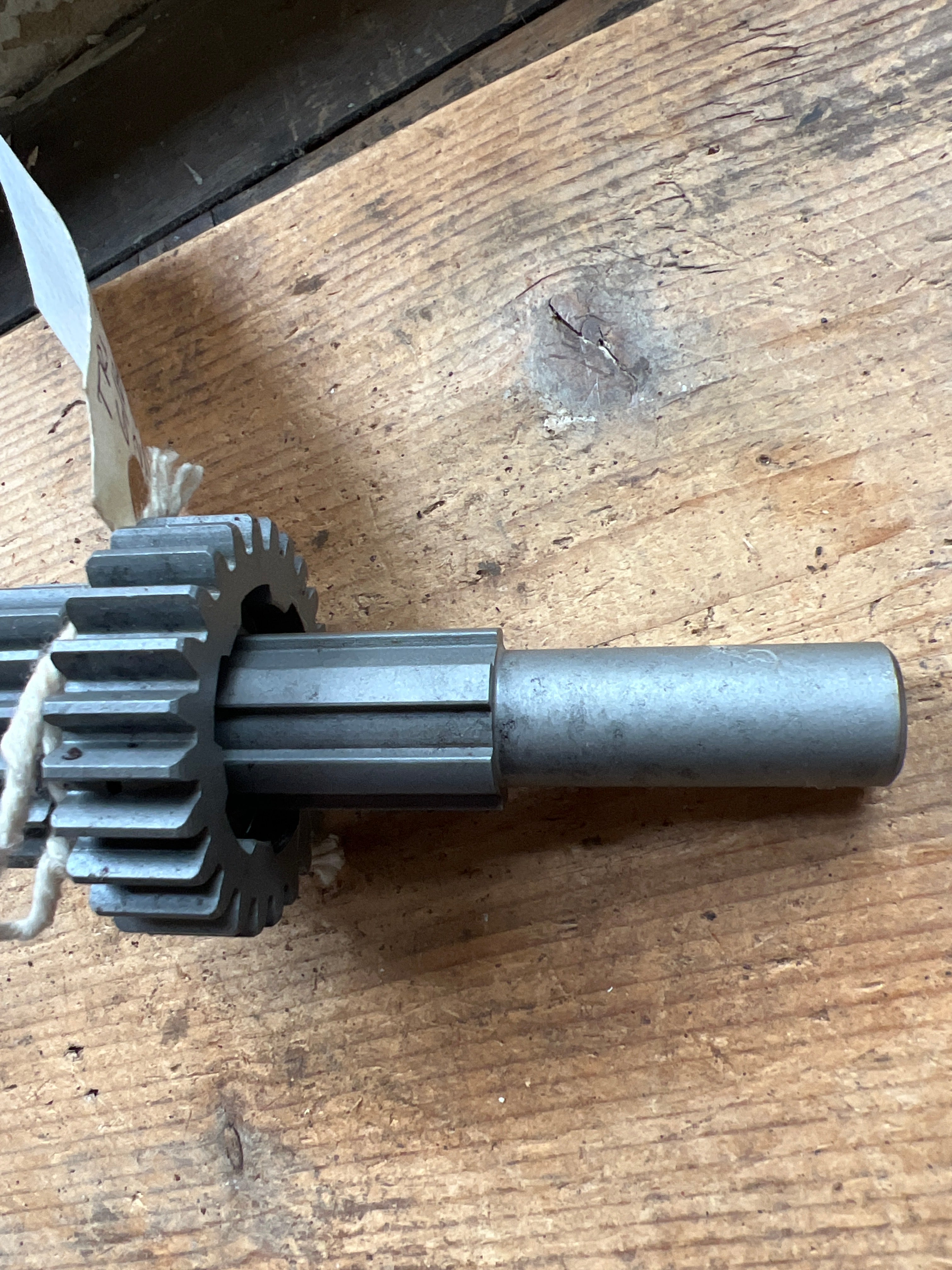 Triumph T1591 Tiger Cub gearbox Layshaft & 2 gears 17/25 teeth