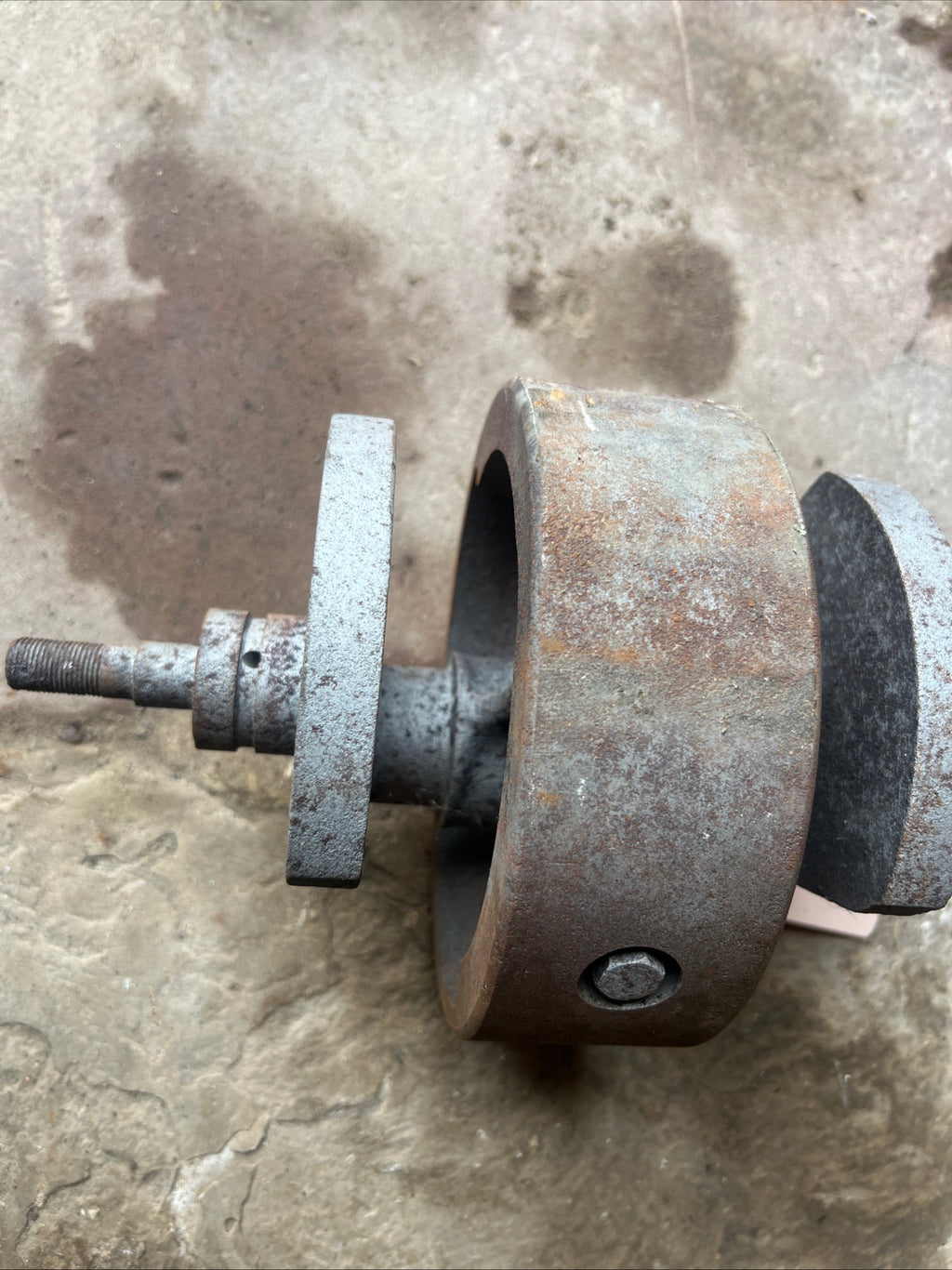 BSA A50 crankshaft with flywheel used